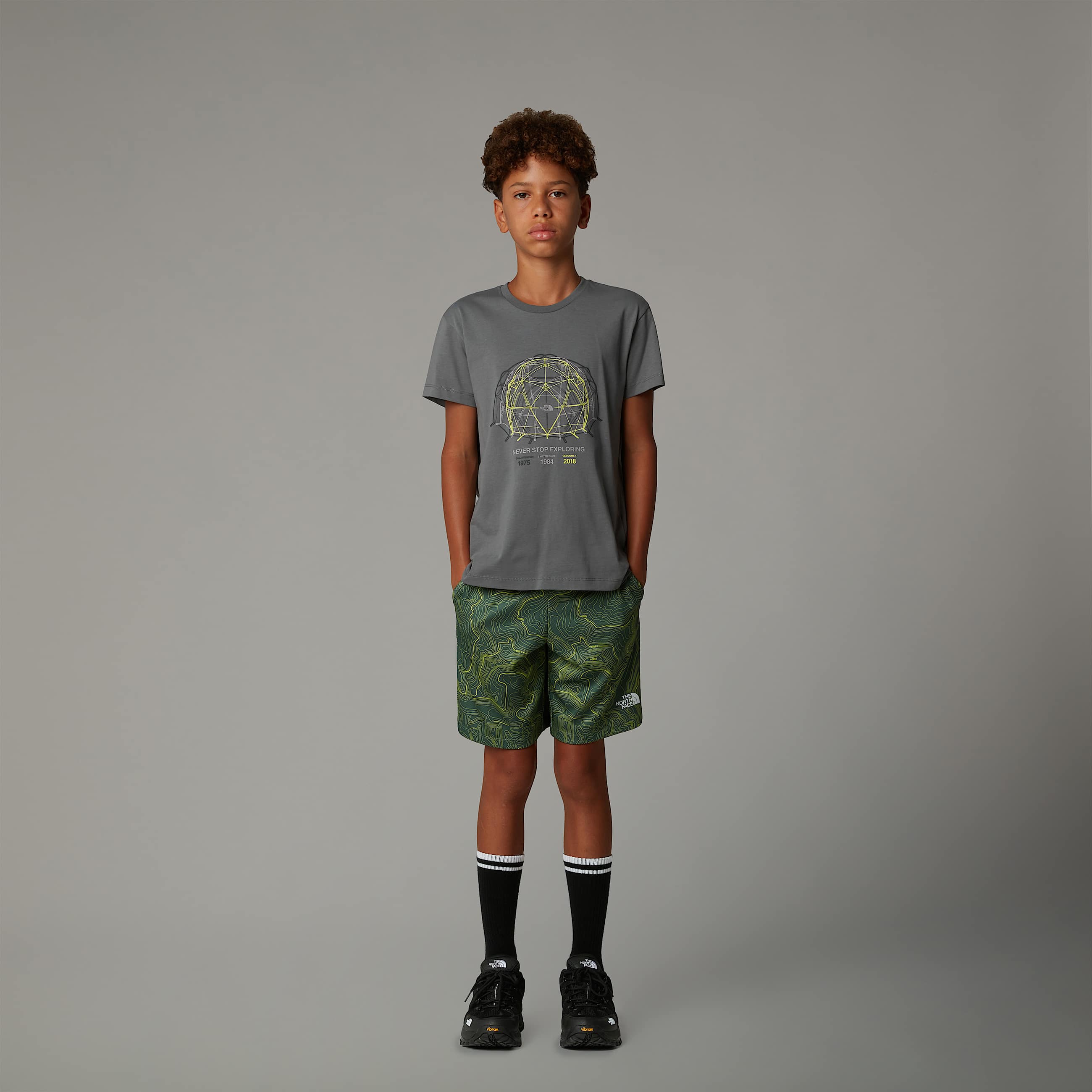 Tshirt Relaxed Graphic da ragazzo TNF ALT1