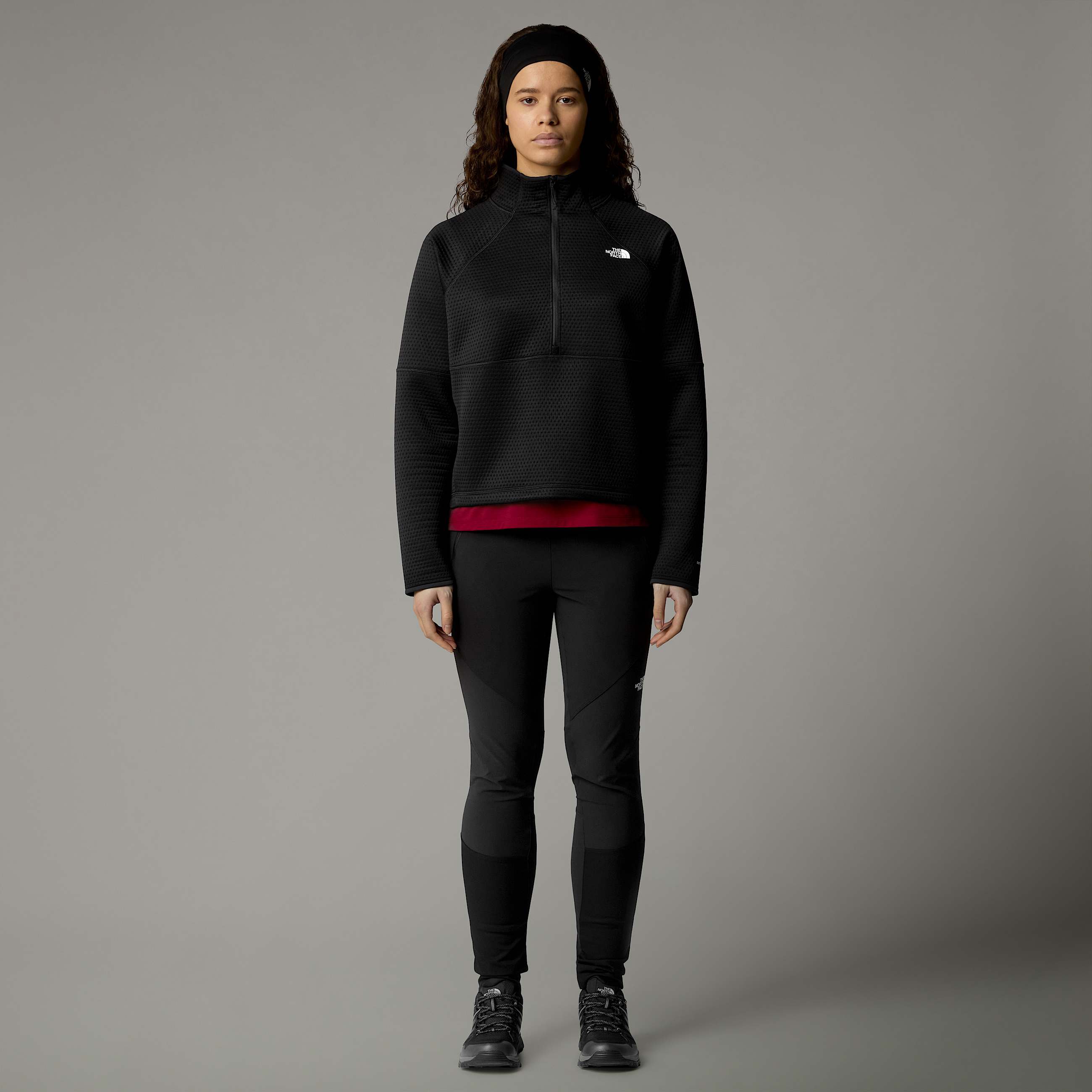 Forro polar con cremallera de 14 Vertical Thermal para mujer TNF ALT1