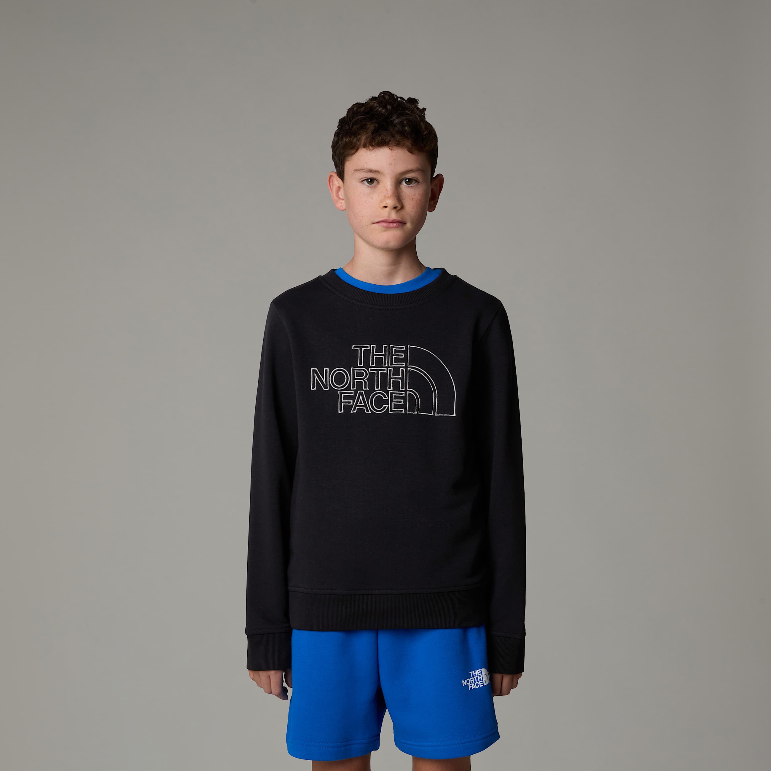 Drew Peak Crew Neck Sweatshirt Junior TNF HERO