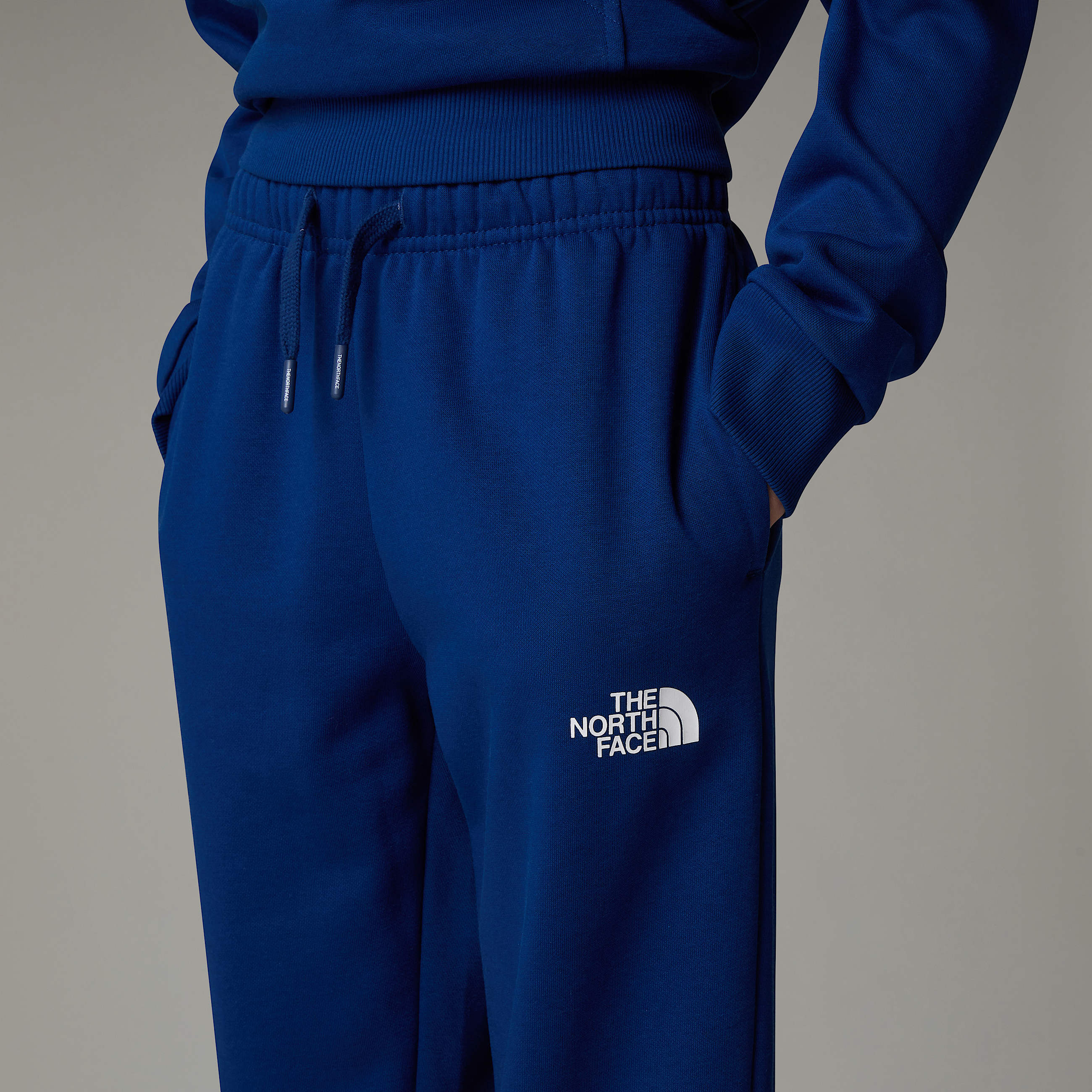 Pantaln de chndal regular tapered para jvenes TNF Estate Blue ALT4