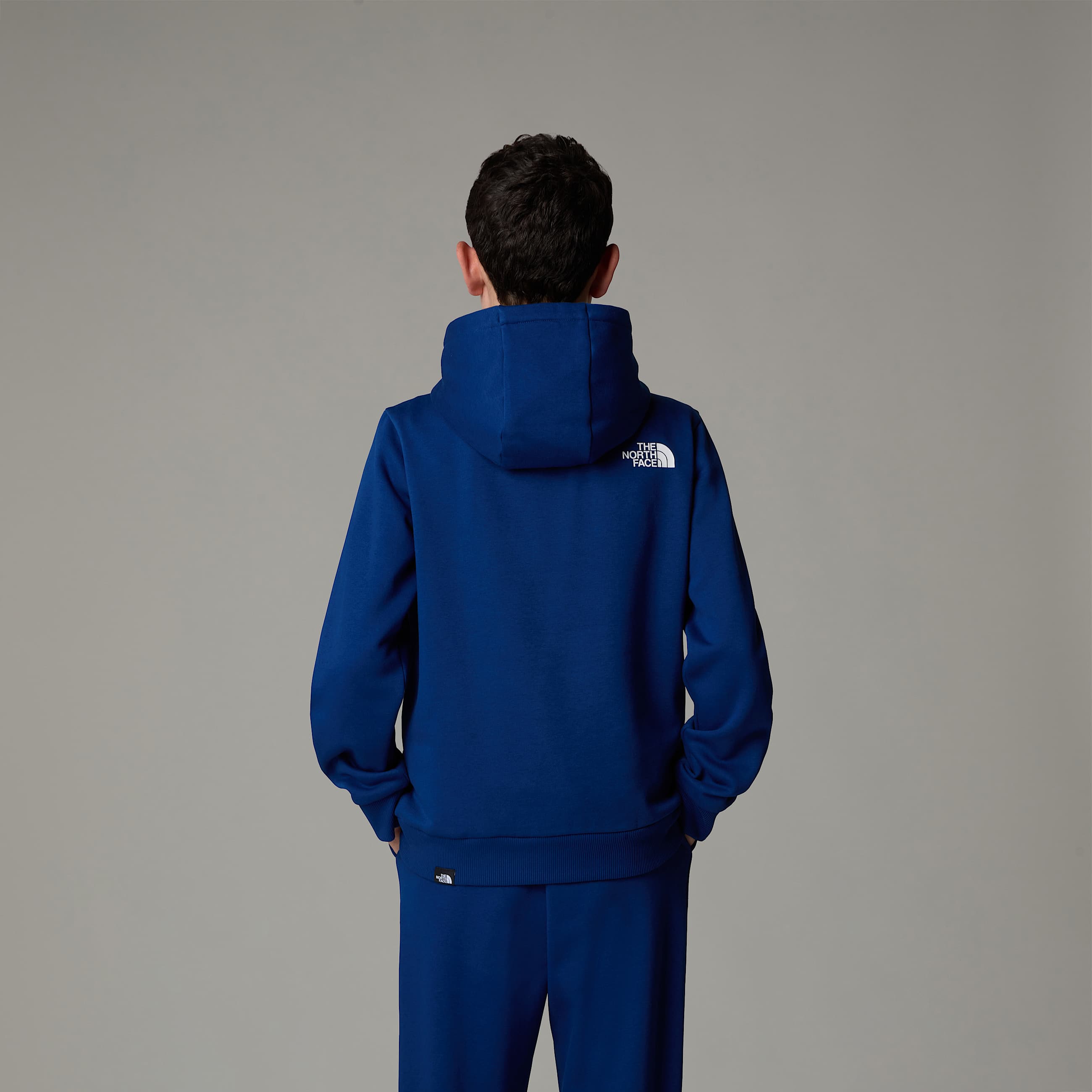 Teens Simple Dome Hoodie TNF Estate Blue ALT2