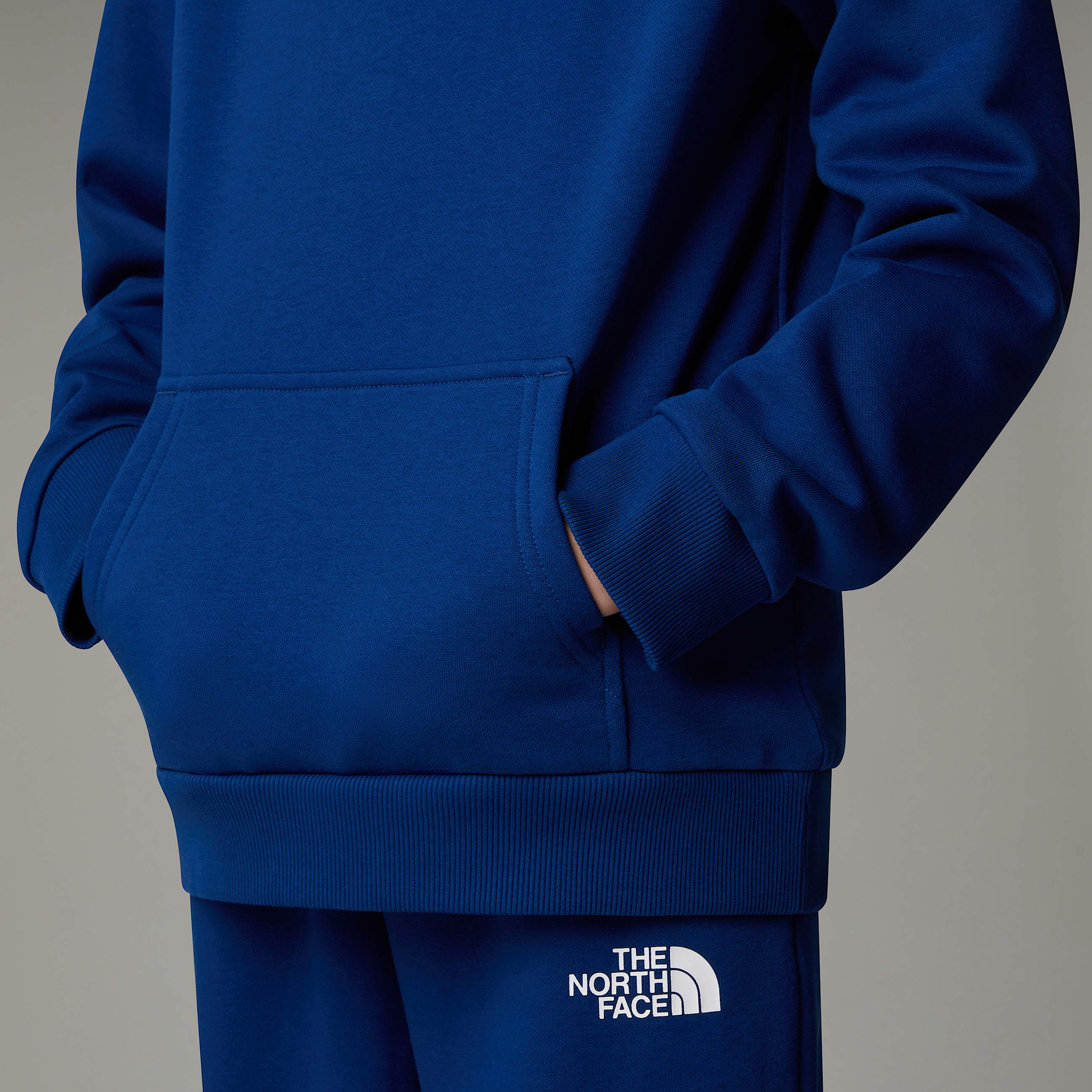 Teens Simple Dome Hoodie TNF Estate Blue ALT4
