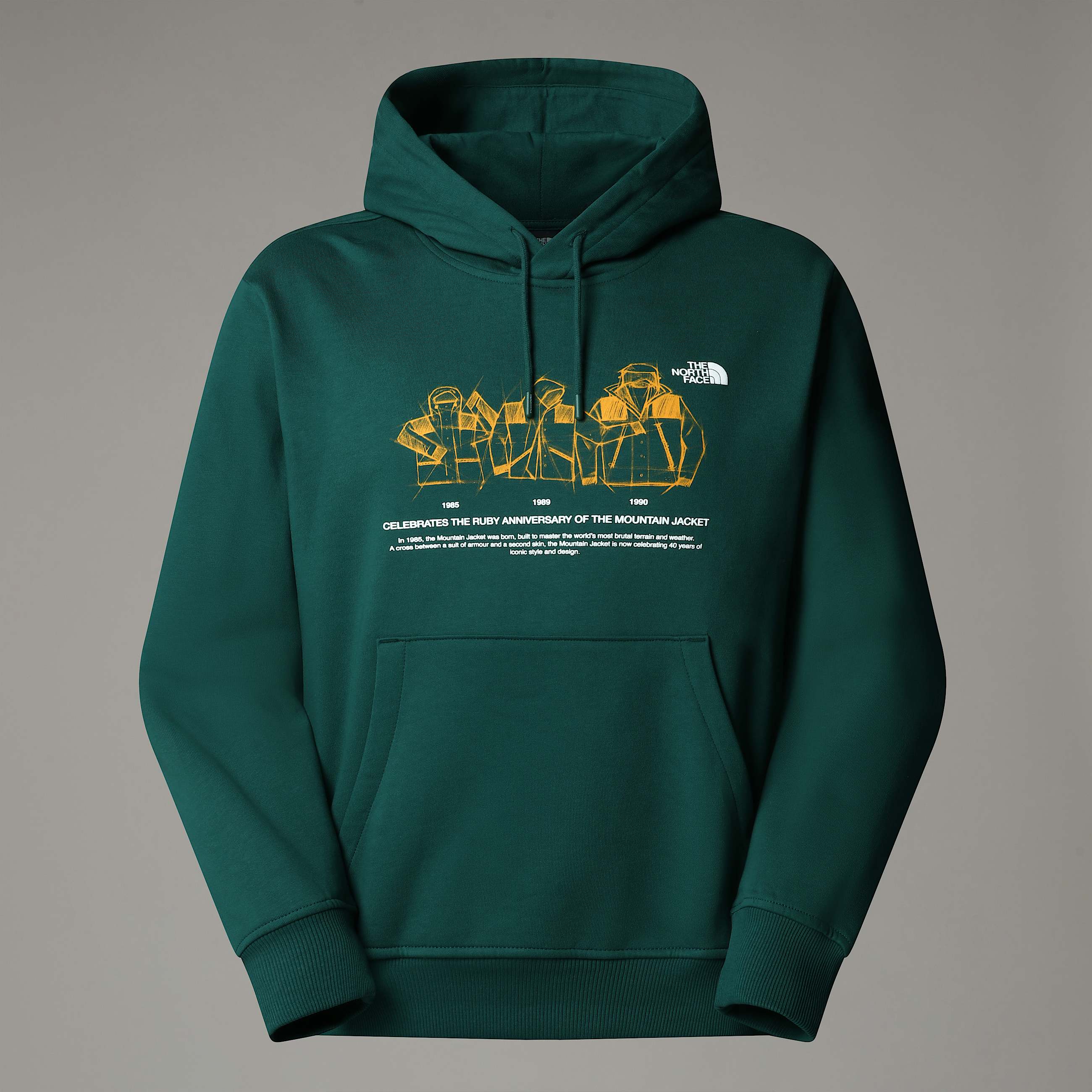 Felpa con cappuccio Mountain Jacket Anniversary Relaxed TNF HERO