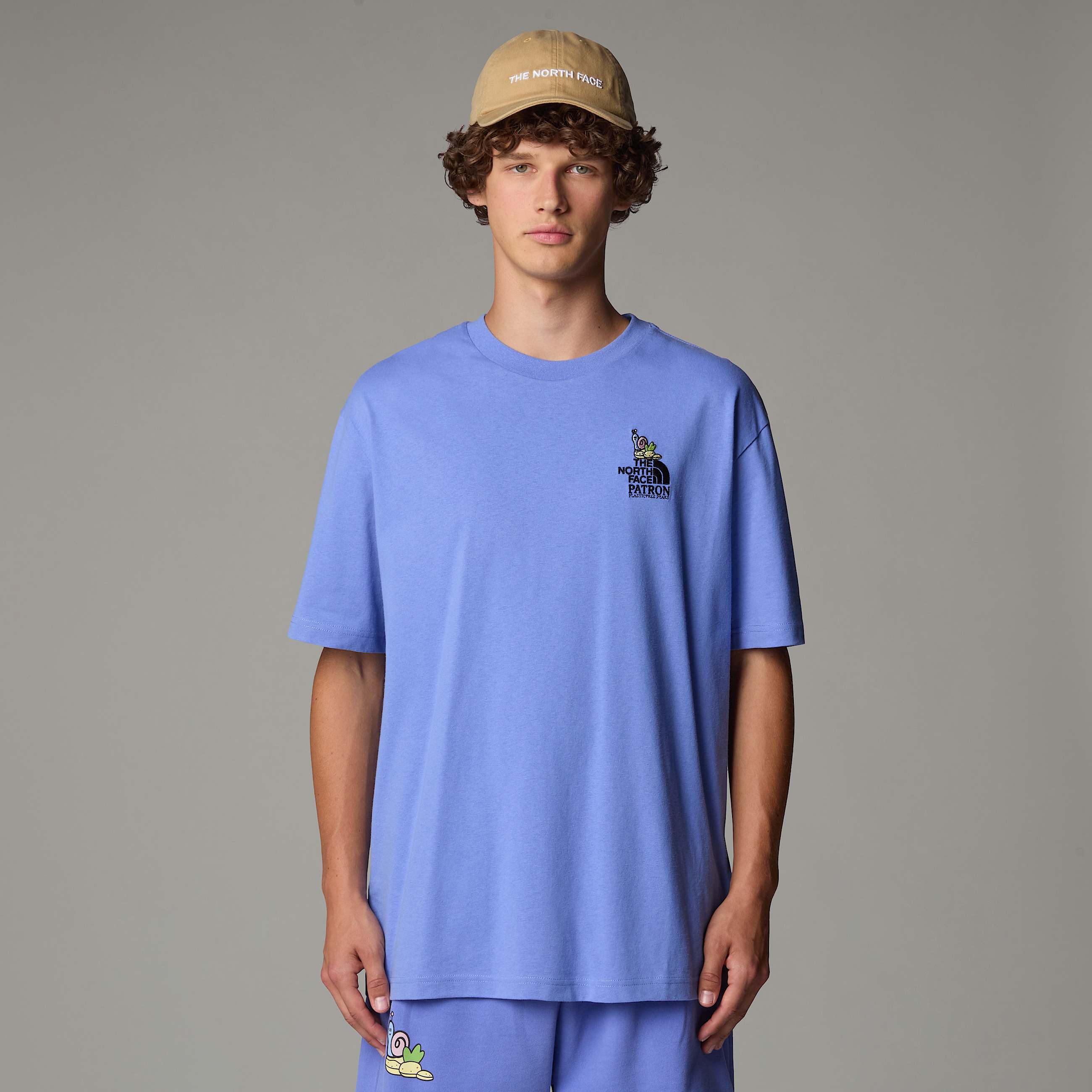 Tshirt unisex o kroju oversize Clean Trails TNF ALT3