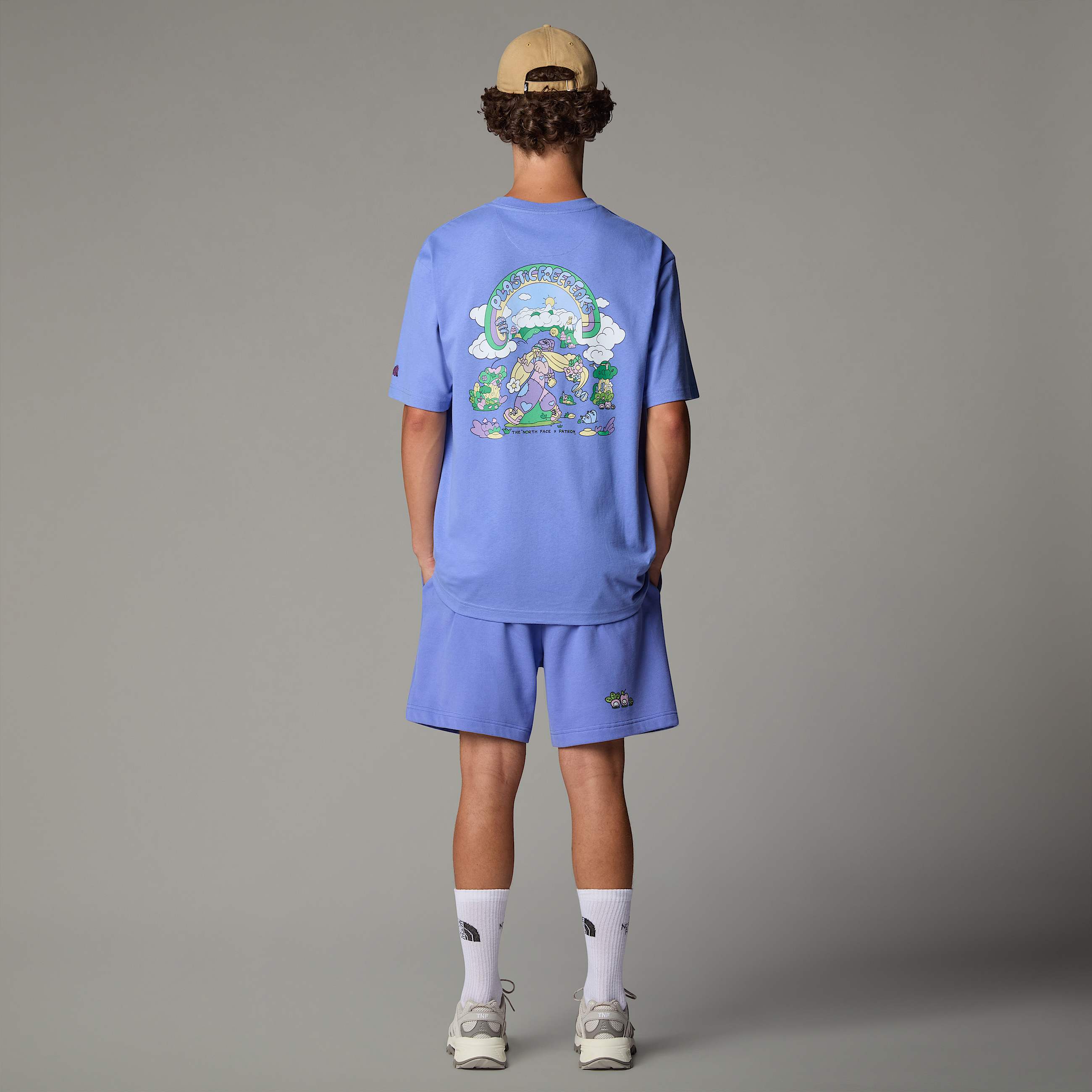 Tshirt unisex o kroju oversize Clean Trails TNF ALT4