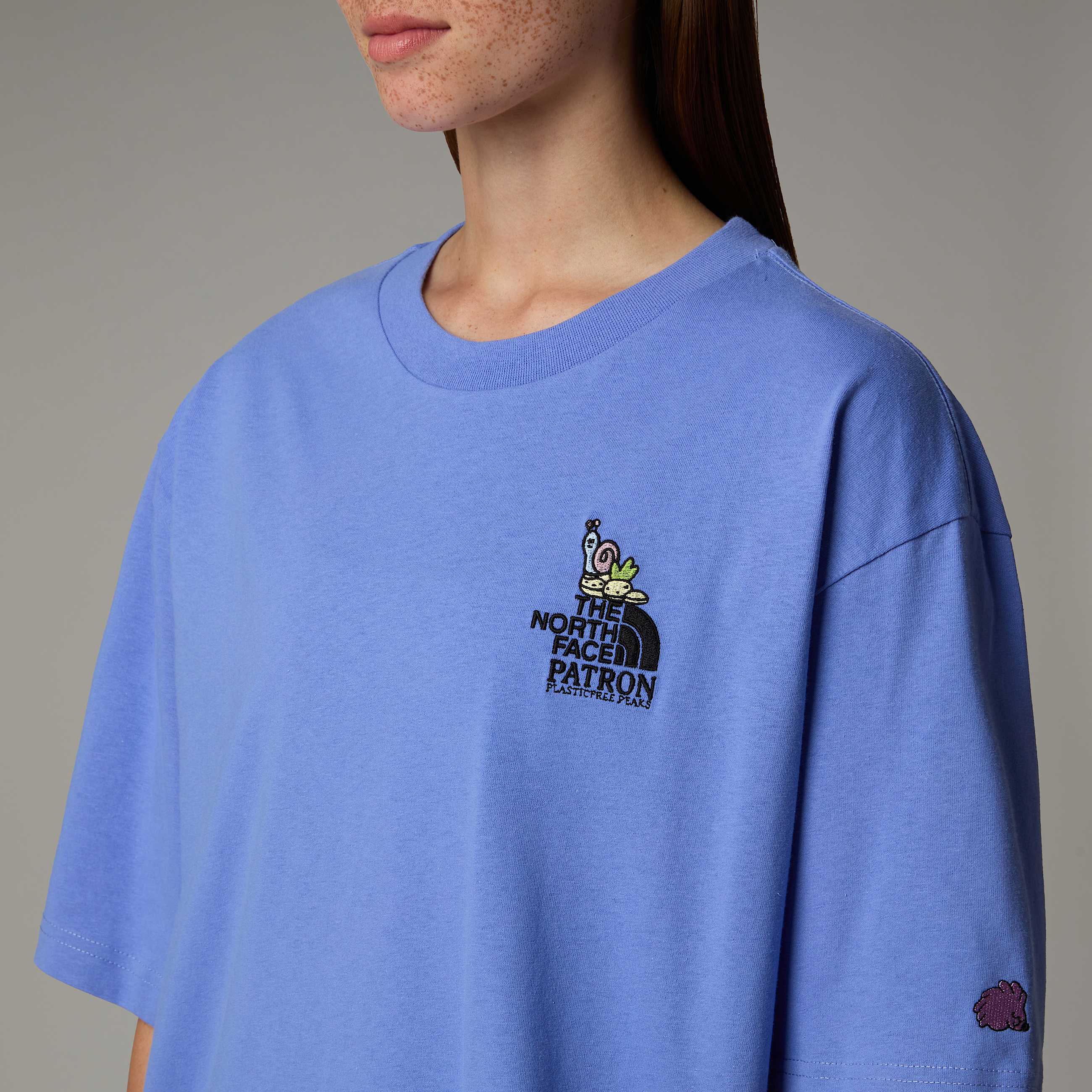 Tshirt unisex o kroju oversize Clean Trails TNF ALT9