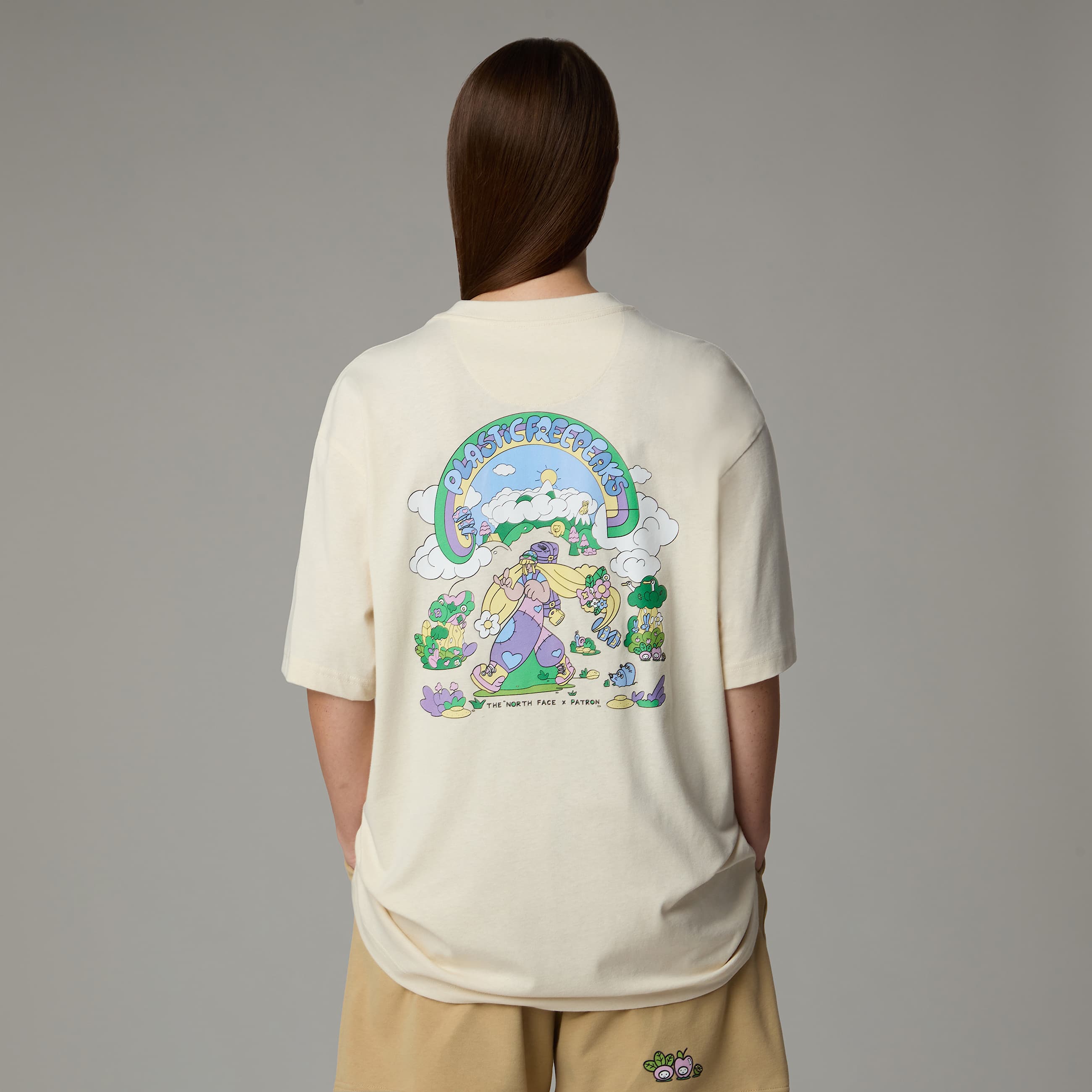 Clean Trails TShirt in Oversize Unisex TNF ALT6