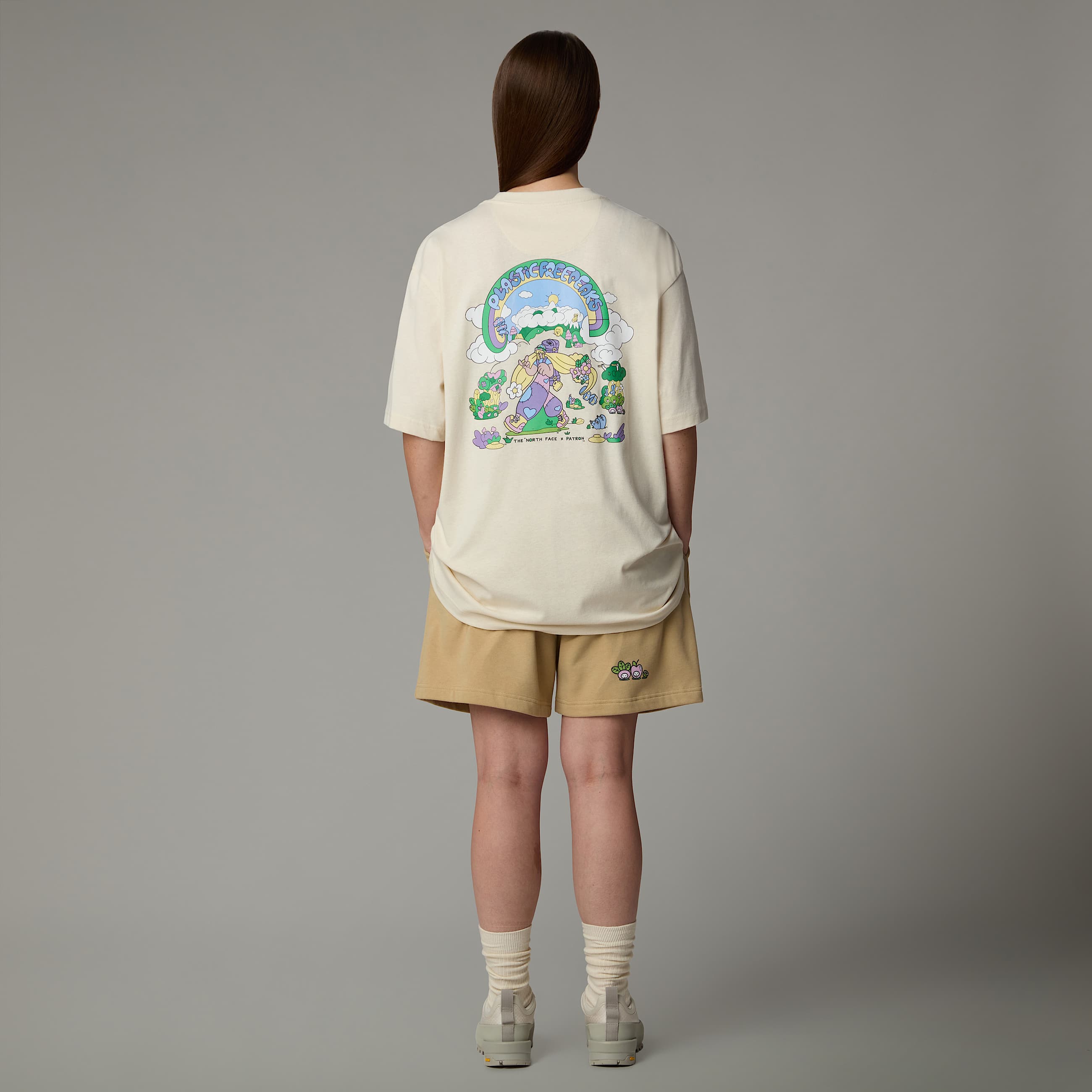 Clean Trails TShirt in Oversize Unisex TNF ALT8