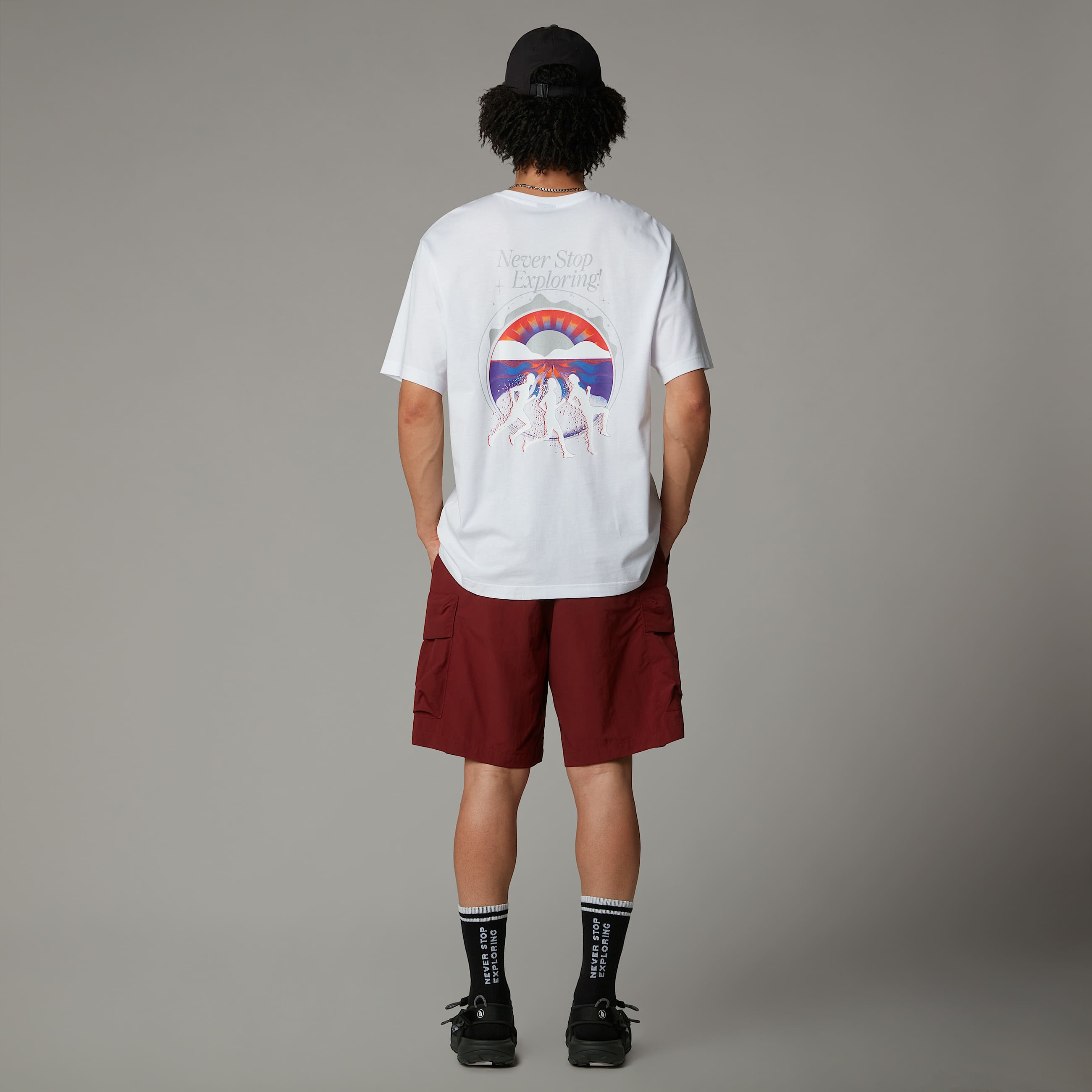 Tshirt Never Stop Relaxed unisex TNF ALT4