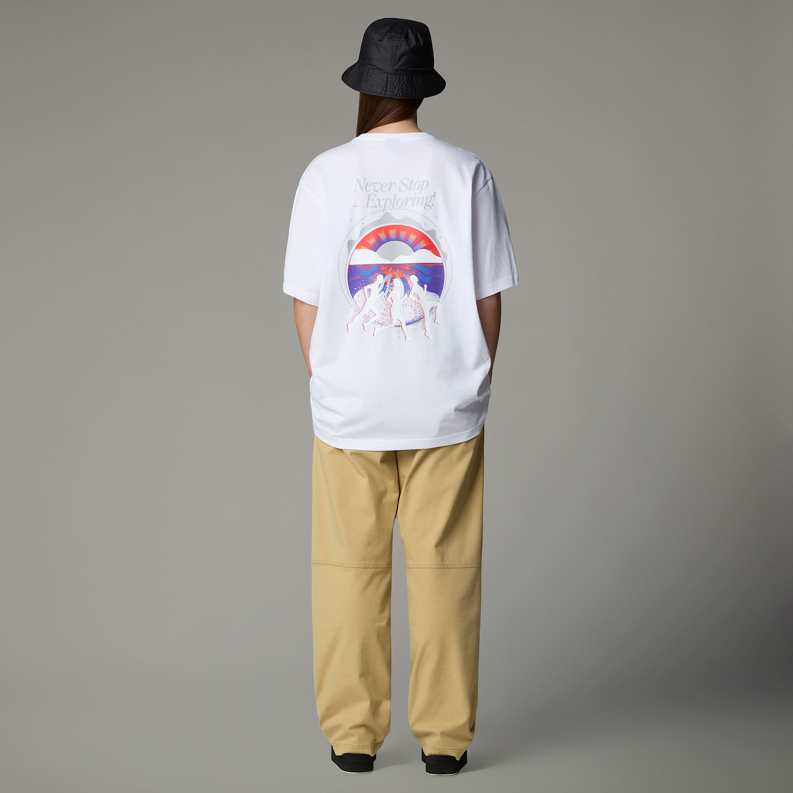 Tshirt Never Stop Relaxed unisex TNF ALT8