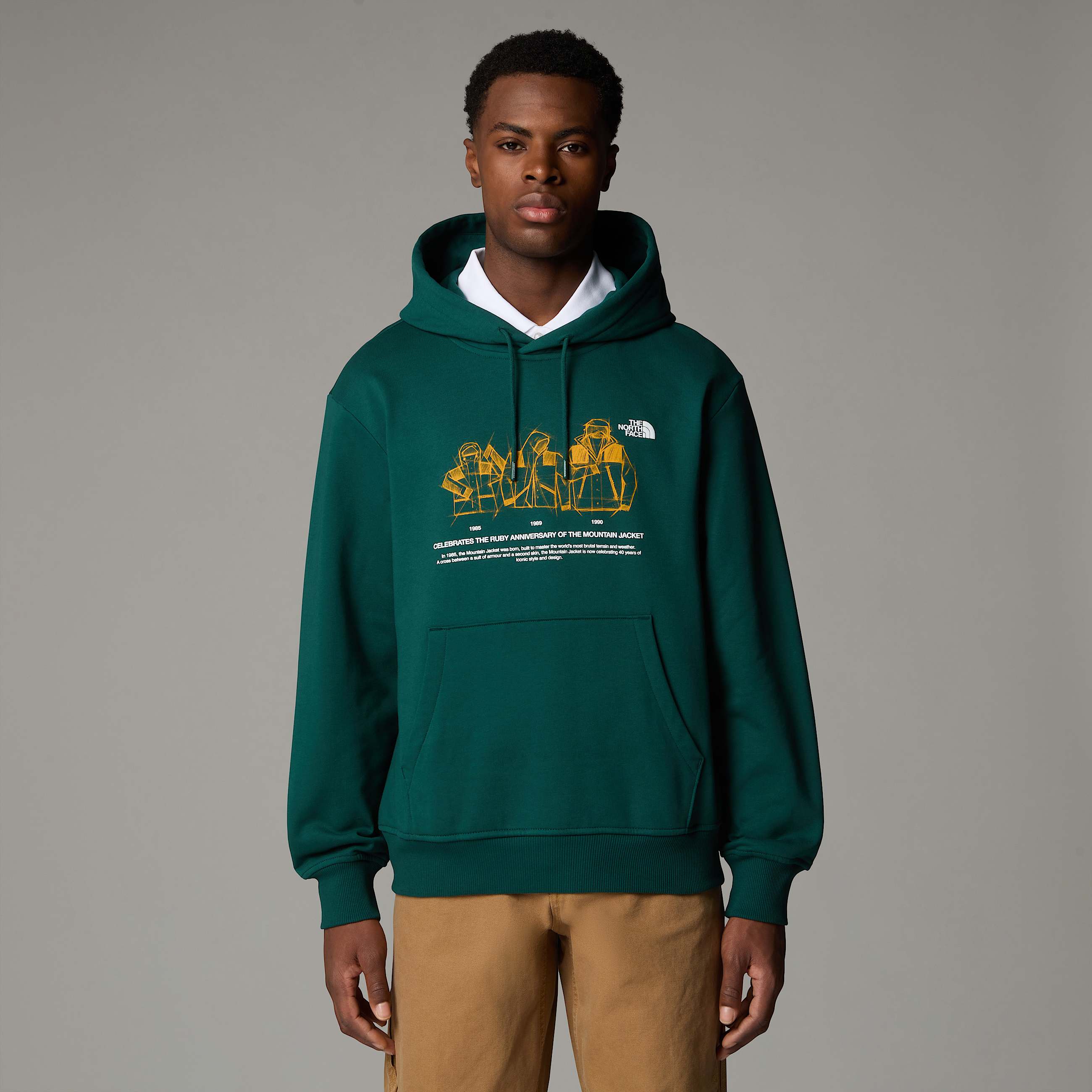 Felpa con cappuccio Mountain Jacket Anniversary Relaxed TNF ALT2