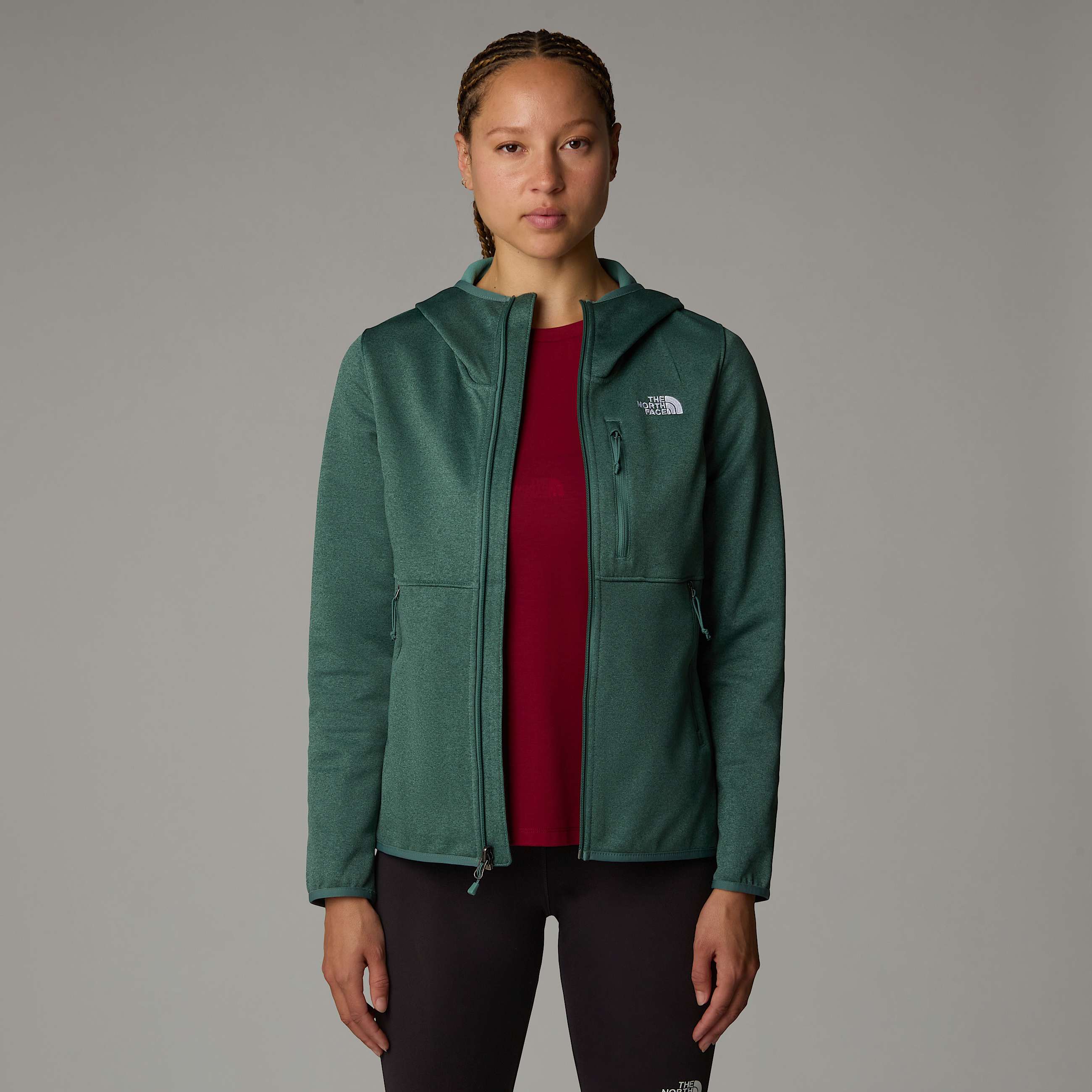 Lixus 20 Fleece Kapuzenpulli fr Damen TNF ALT5