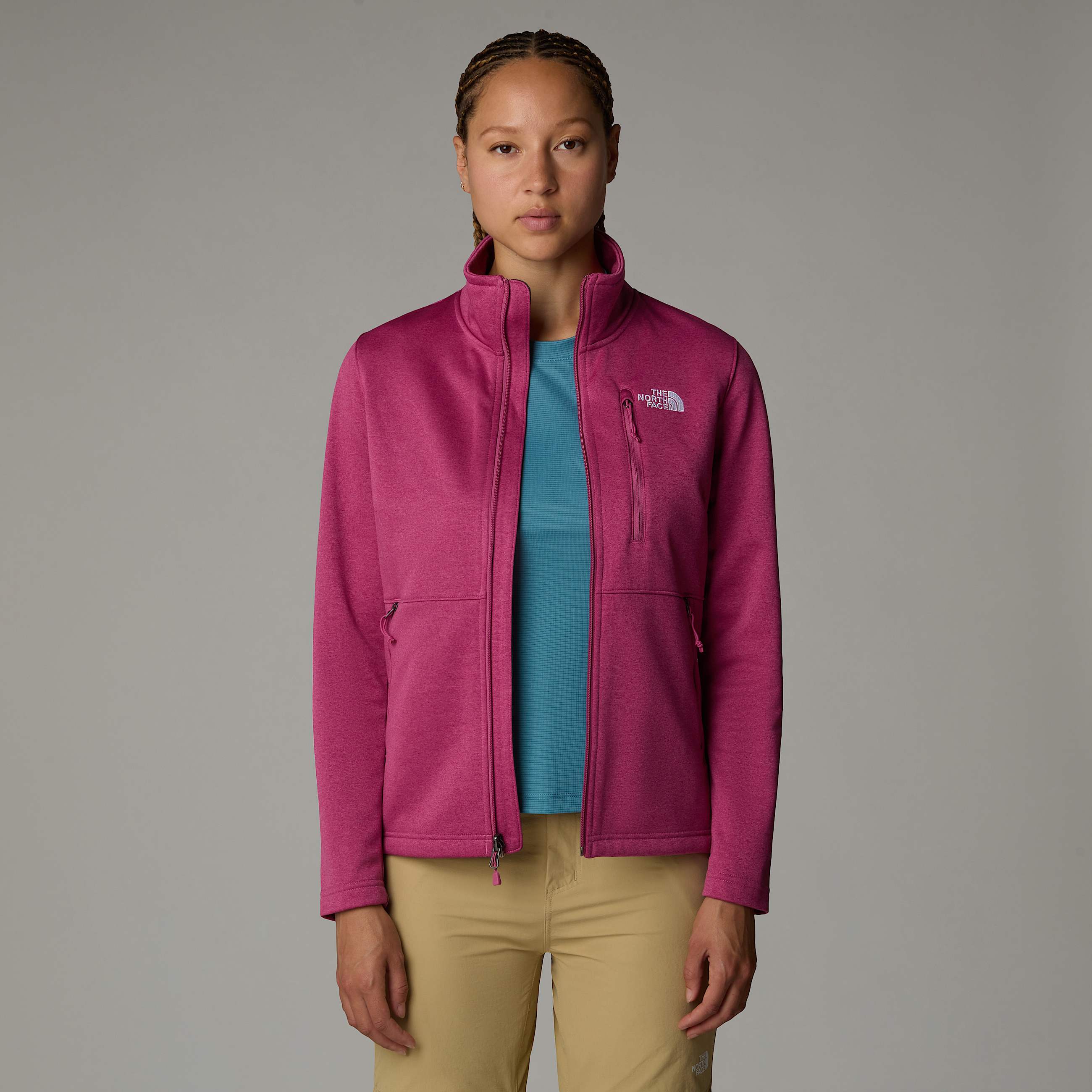 Lixus Fleece mit durchgehendem RV fr Damen TNF ALT5