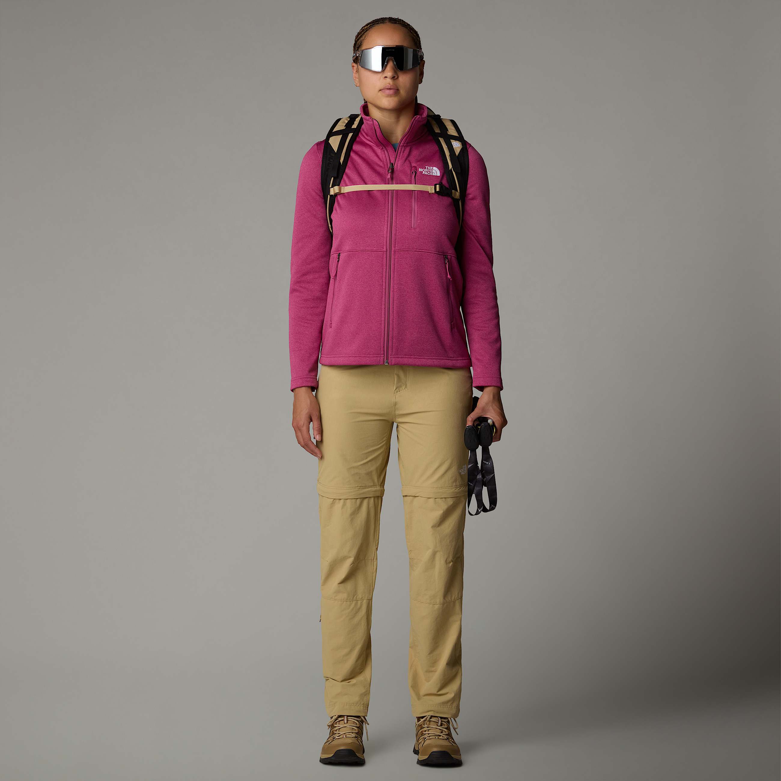 Lixus Fleece mit durchgehendem RV fr Damen TNF ALT6