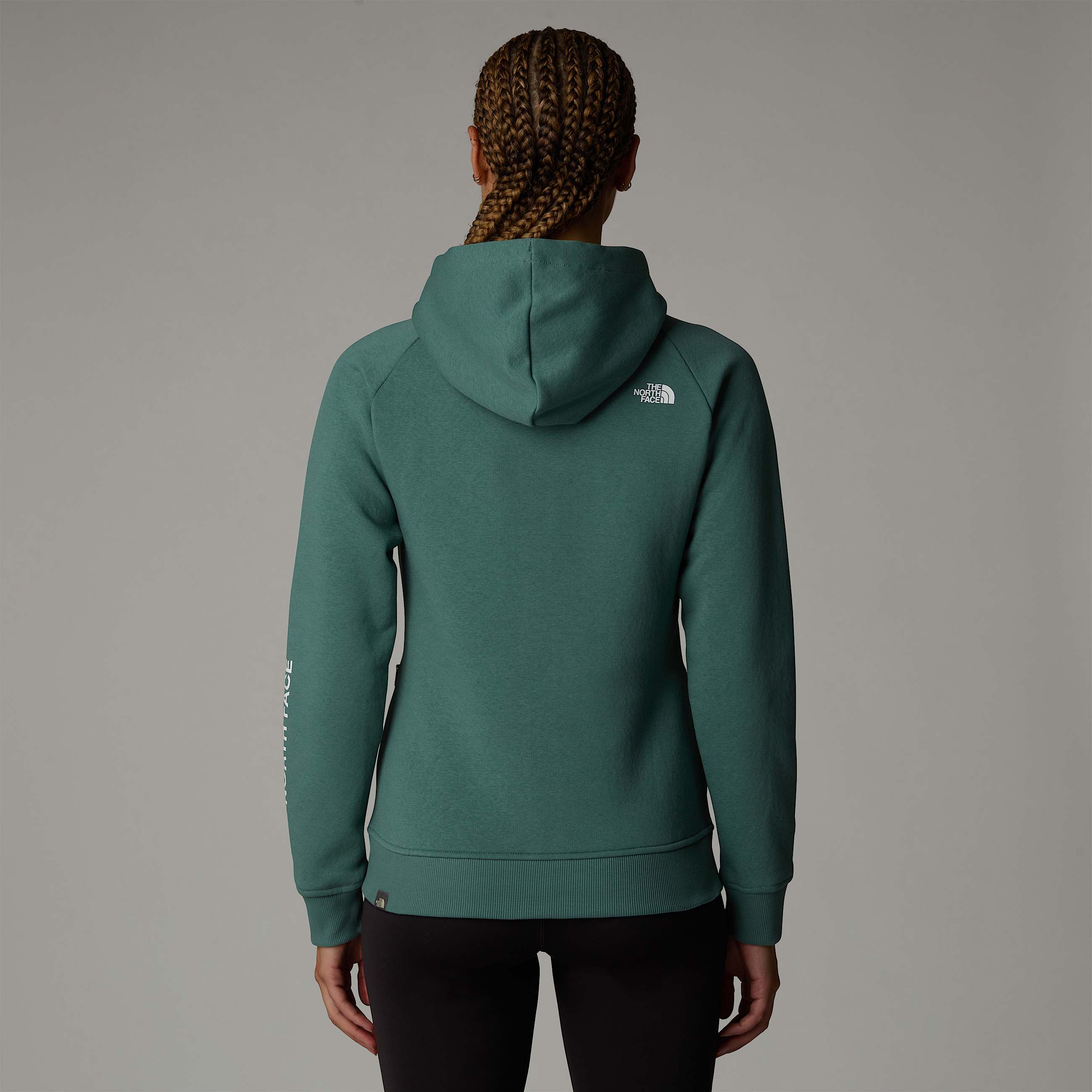 Zuum Fleece Kapuzenpulli mit durchgehendem RV fr Damen TNF ALT4