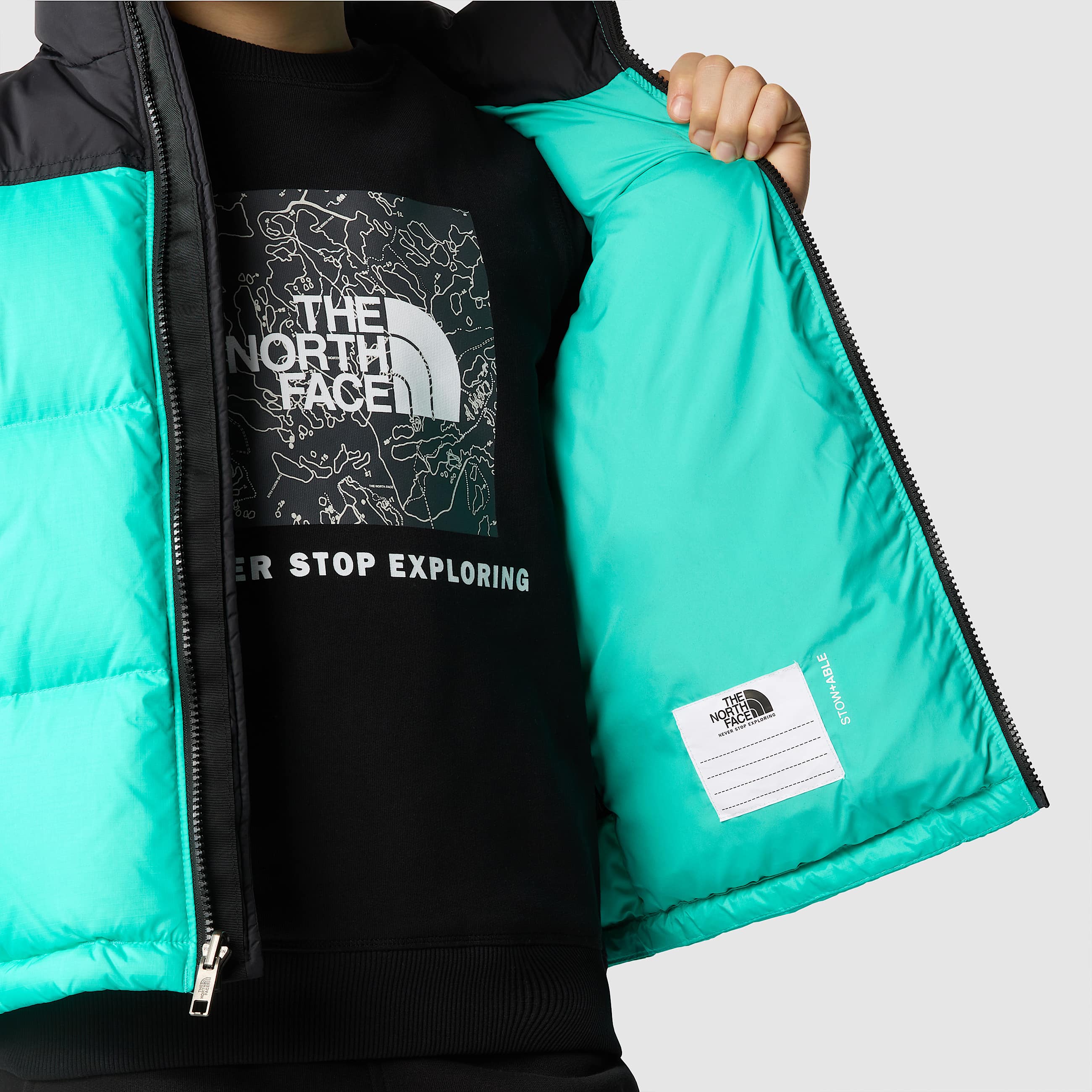 Teens 1996 Retro Nuptse Jacket TNF ALT8