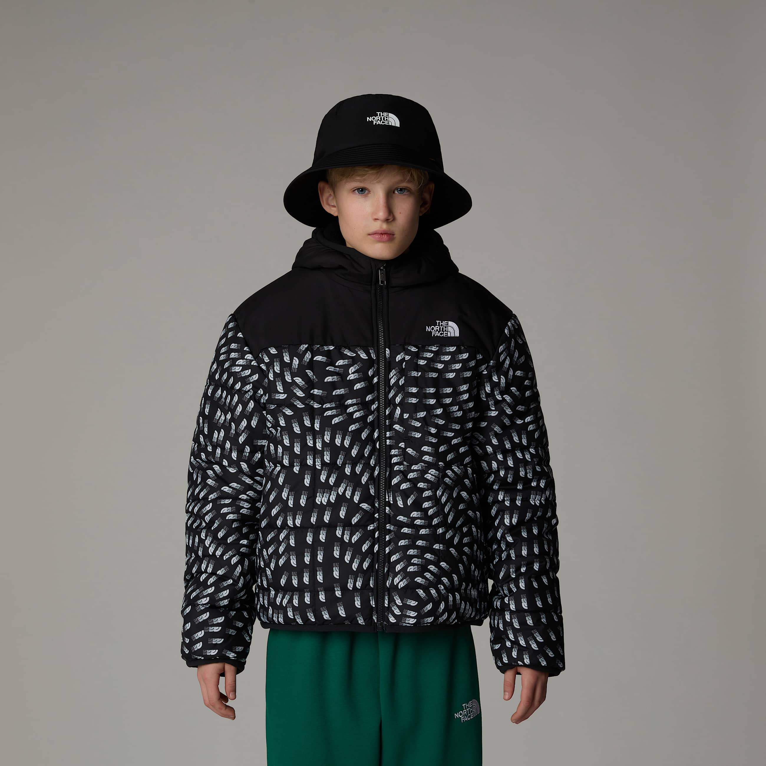 Boys Reversible Shasta FullZip Hooded Jacket TNF ALT3