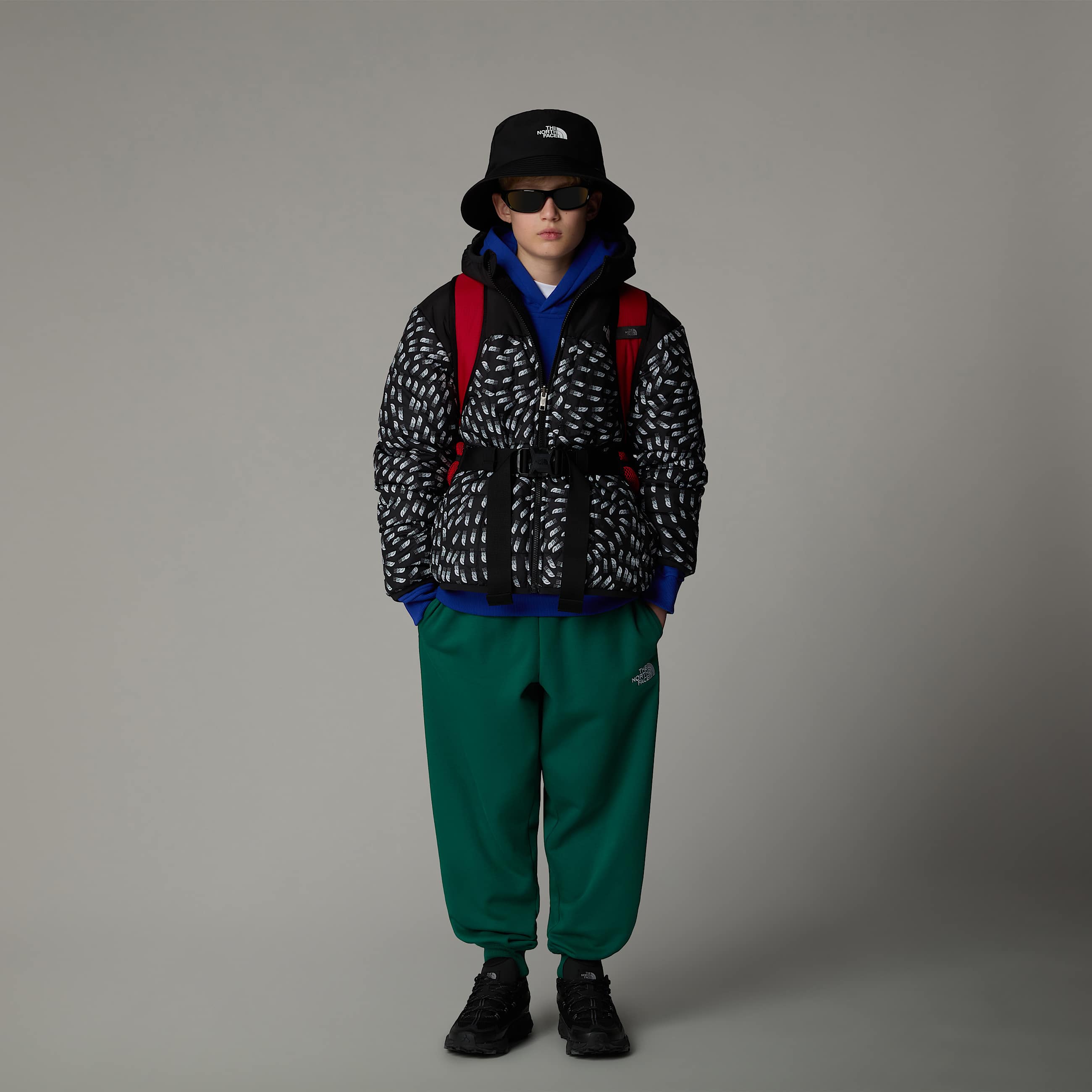 Boys Reversible Shasta FullZip Hooded Jacket TNF ALT7