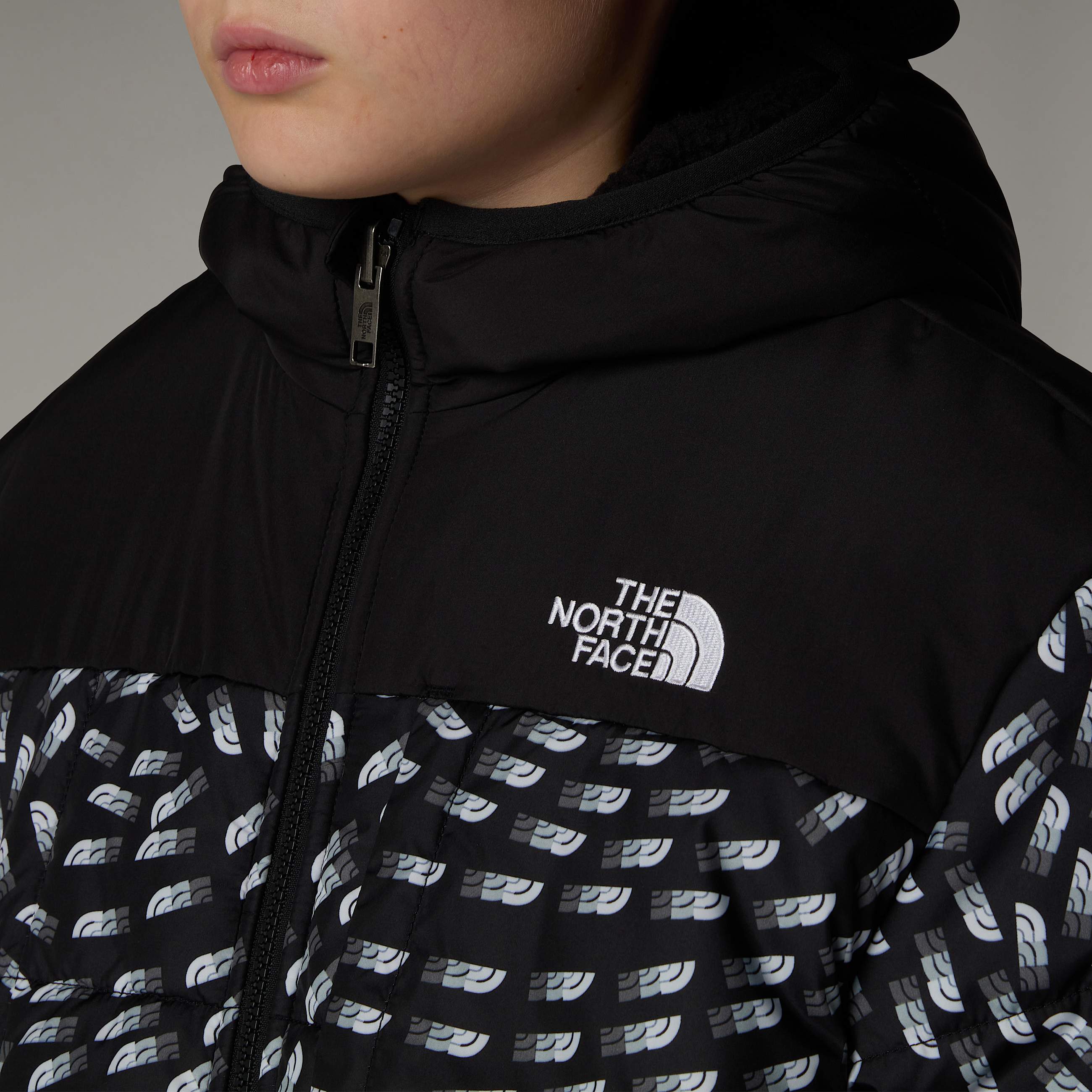 Boys Reversible Shasta FullZip Hooded Jacket TNF ALT9