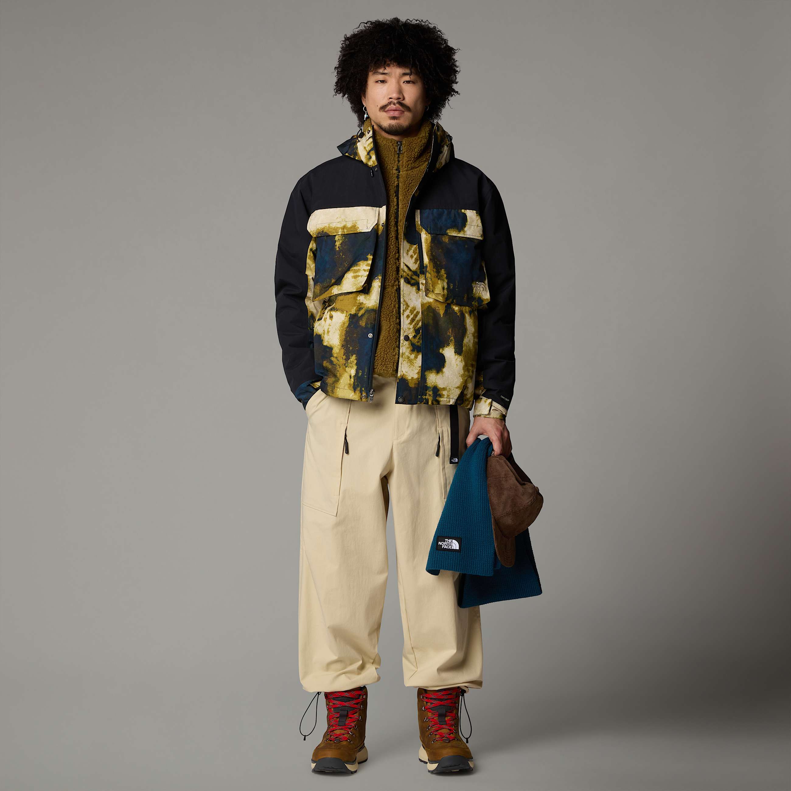 Mens M66 Ripstop Rain Jacket TNF ALT3