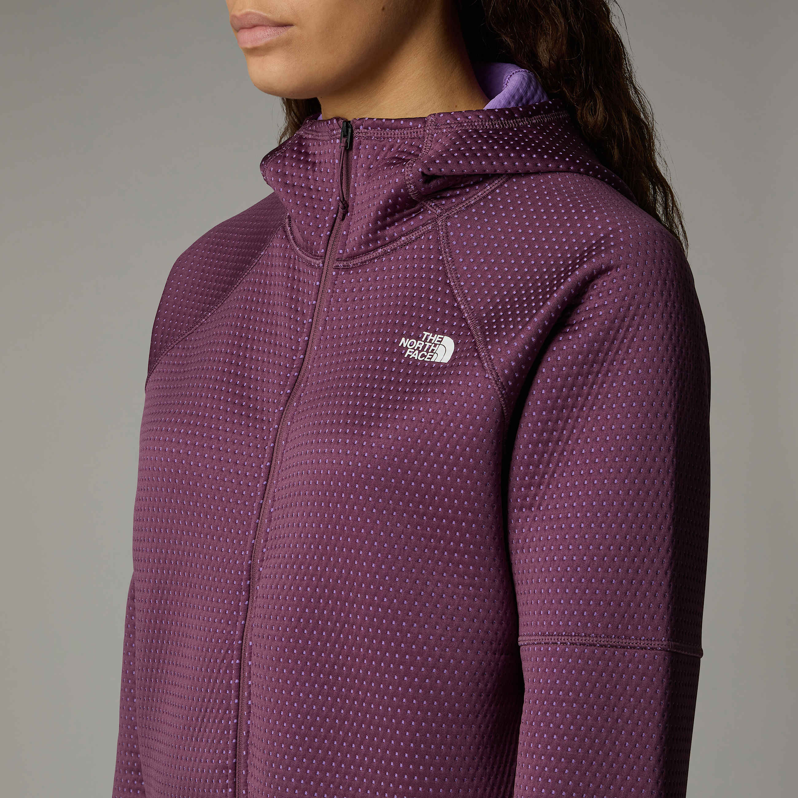 Vertical Thermal Kapuzenjacke mit durchgehendem RV fr Damen TNF ALT8