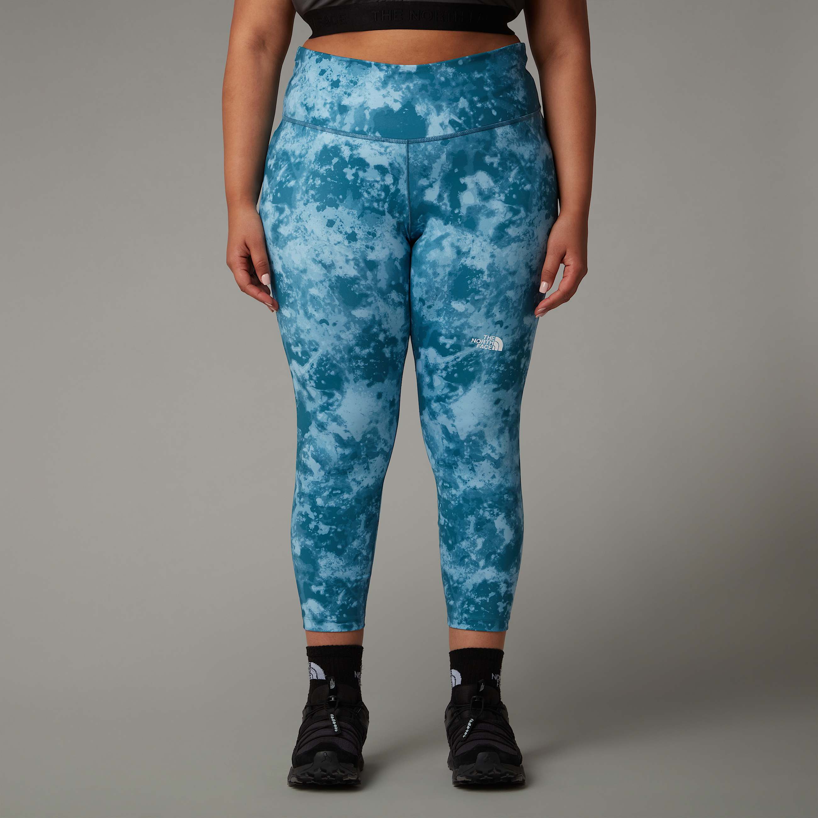 Plus Size Flex 78legging met hoge taille en print voor dames TNF ALT2