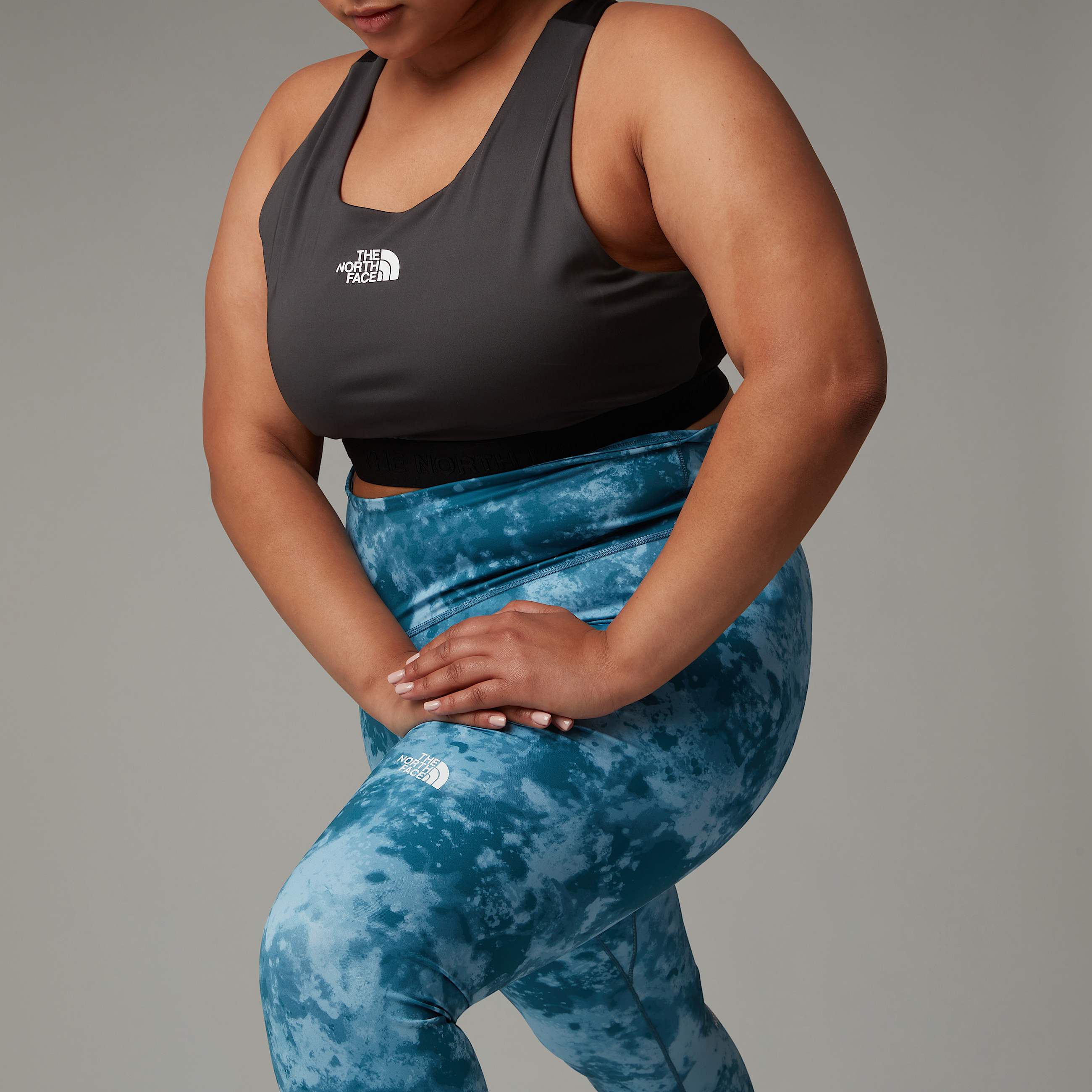 Plus Size Flex 78legging met hoge taille en print voor dames TNF ALT6