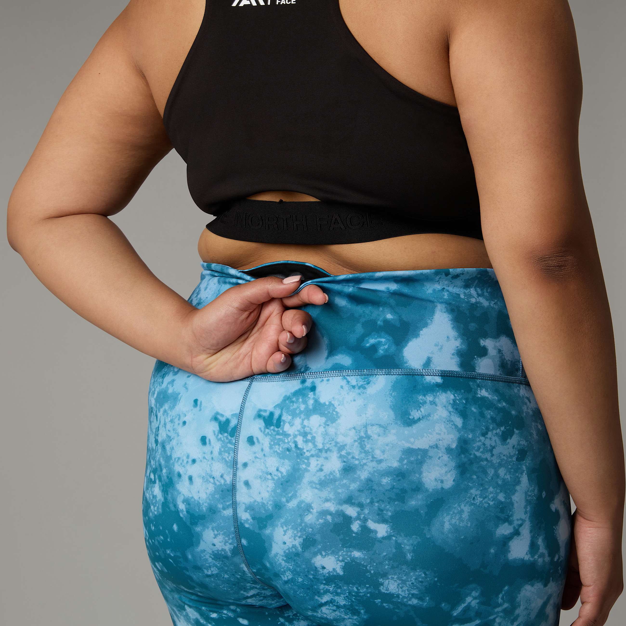 Leggings 78 Flex Plus Size a vita alta con stampa da donna TNF ALT7