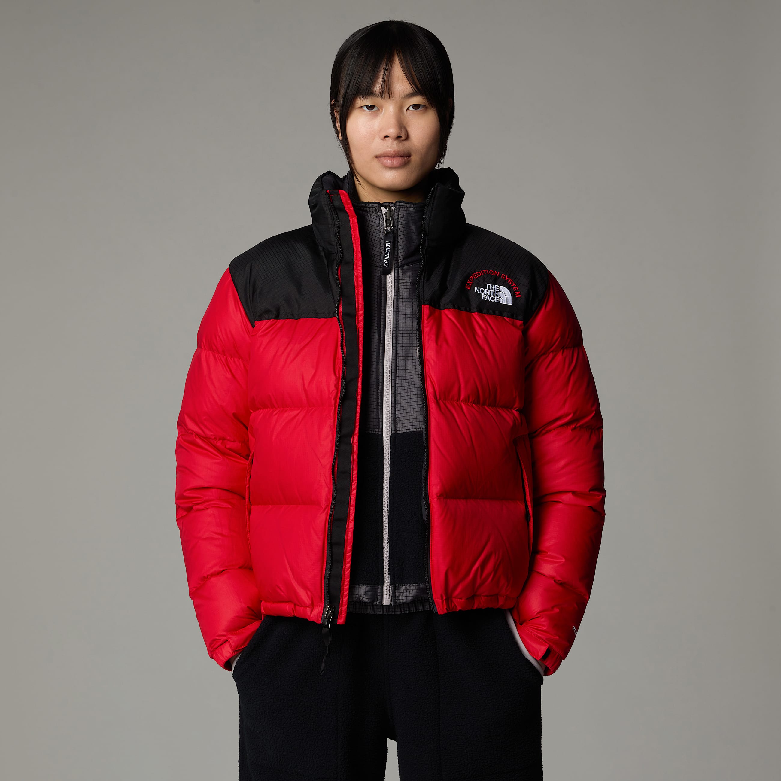 Giacca 1996 Retro Nuptse da donna TNF TNF RedTNF BlackTNF Red ALT5