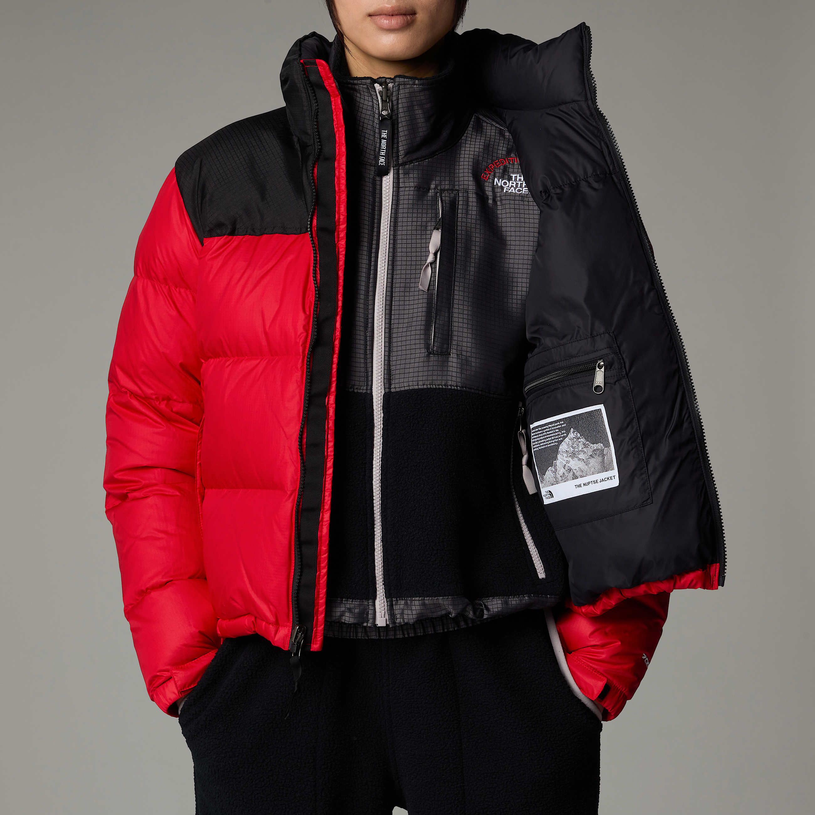 Giacca 1996 Retro Nuptse da donna TNF TNF RedTNF BlackTNF Red ALT11