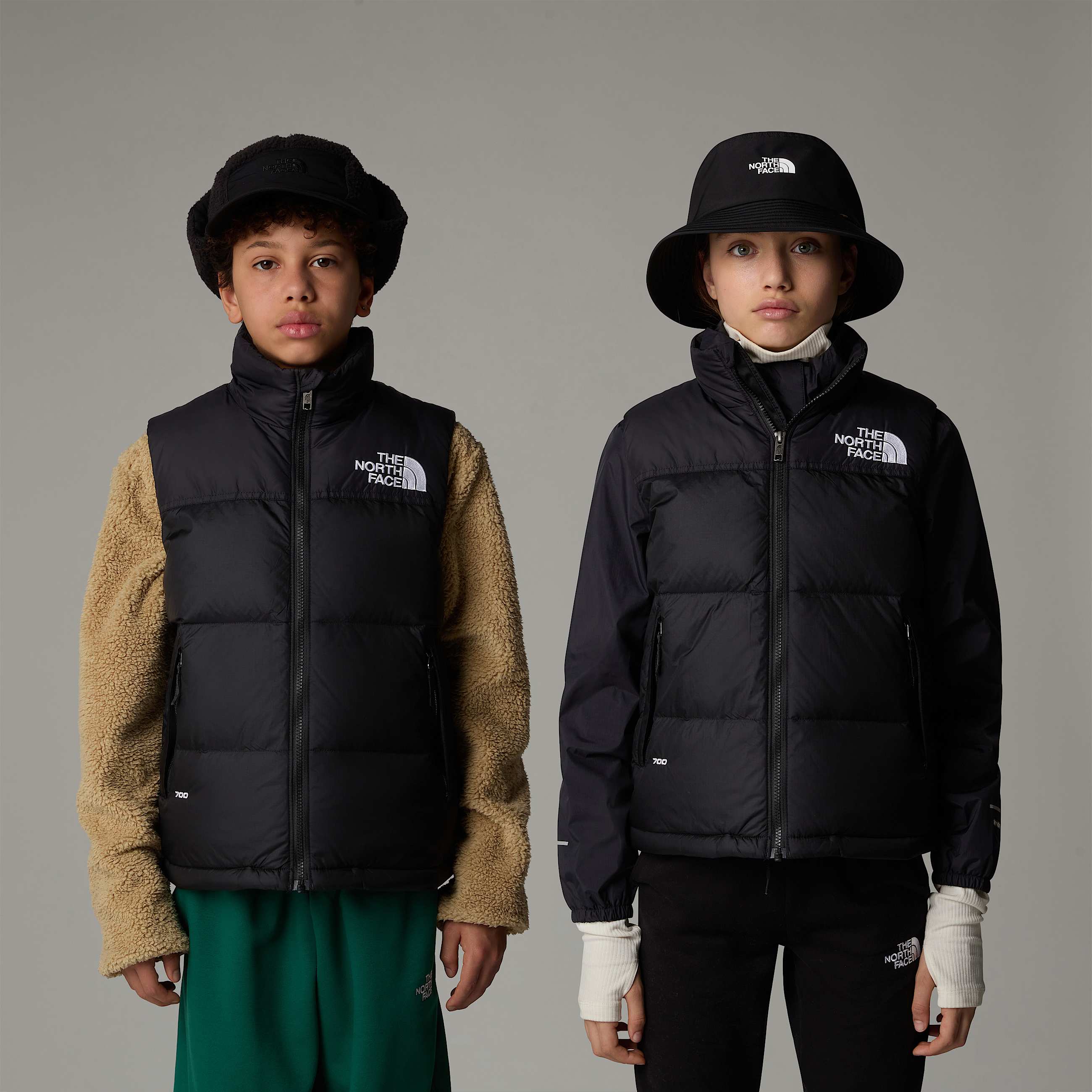 1996 Retro Nuptse Weste fr Jugendliche TNF ALT2