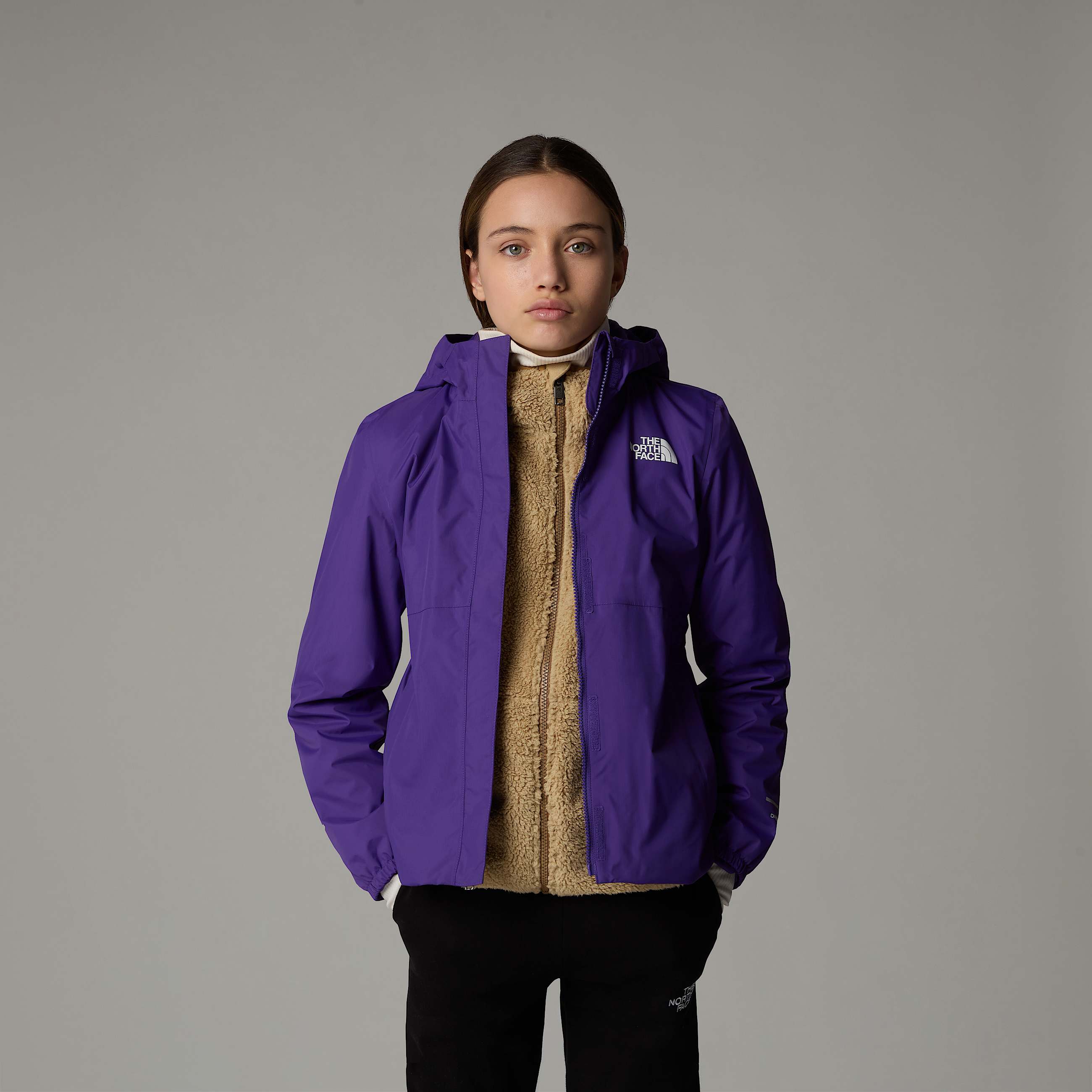 Girls Antora Rain Jacket TNF ALT5