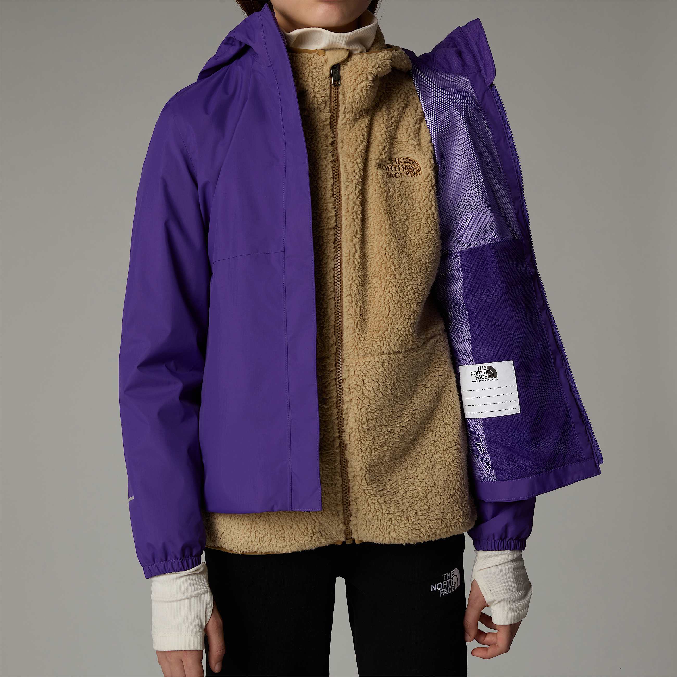 Girls Antora Rain Jacket TNF ALT10