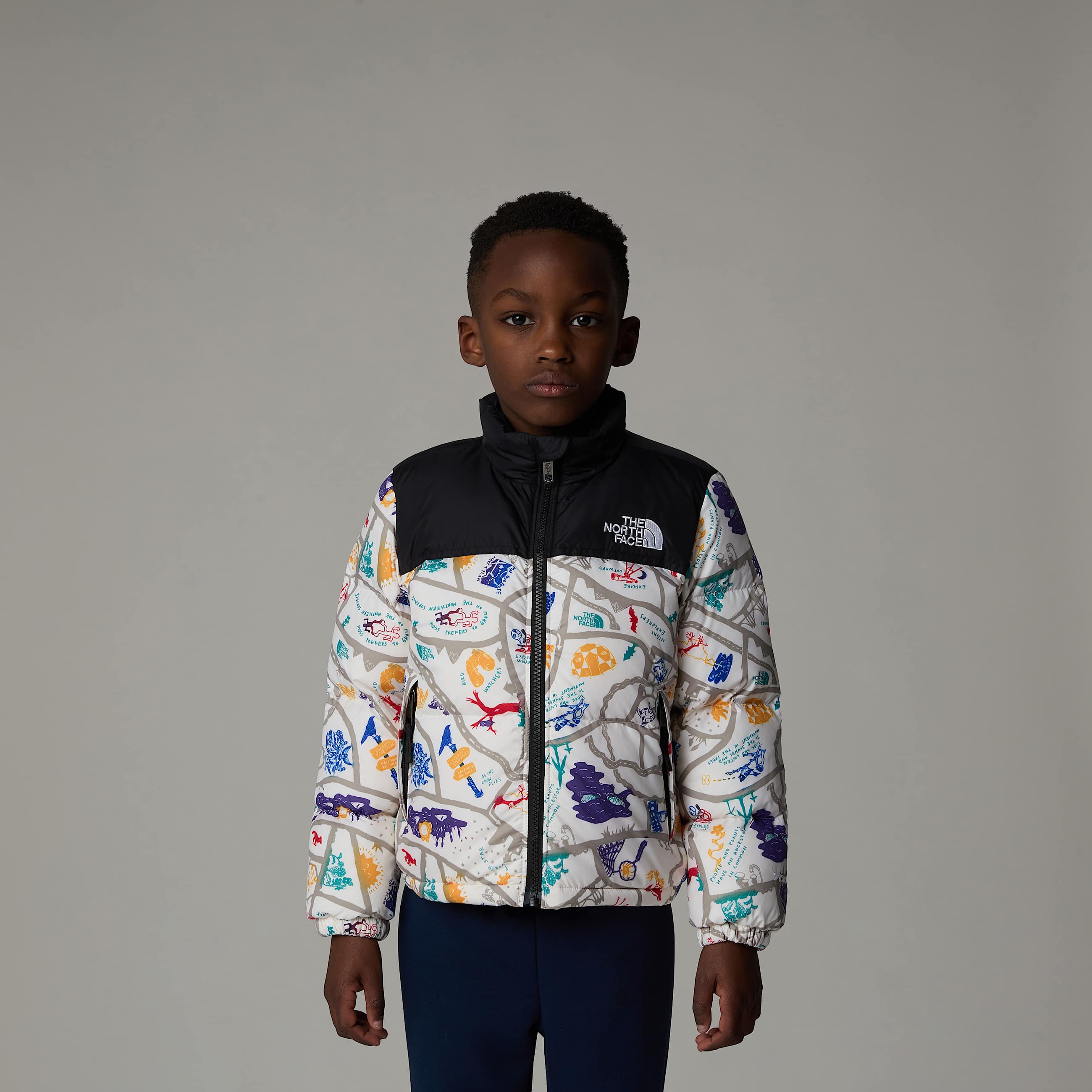 1996 Retro Nuptse Jacke fr Kinder TNF ALT2