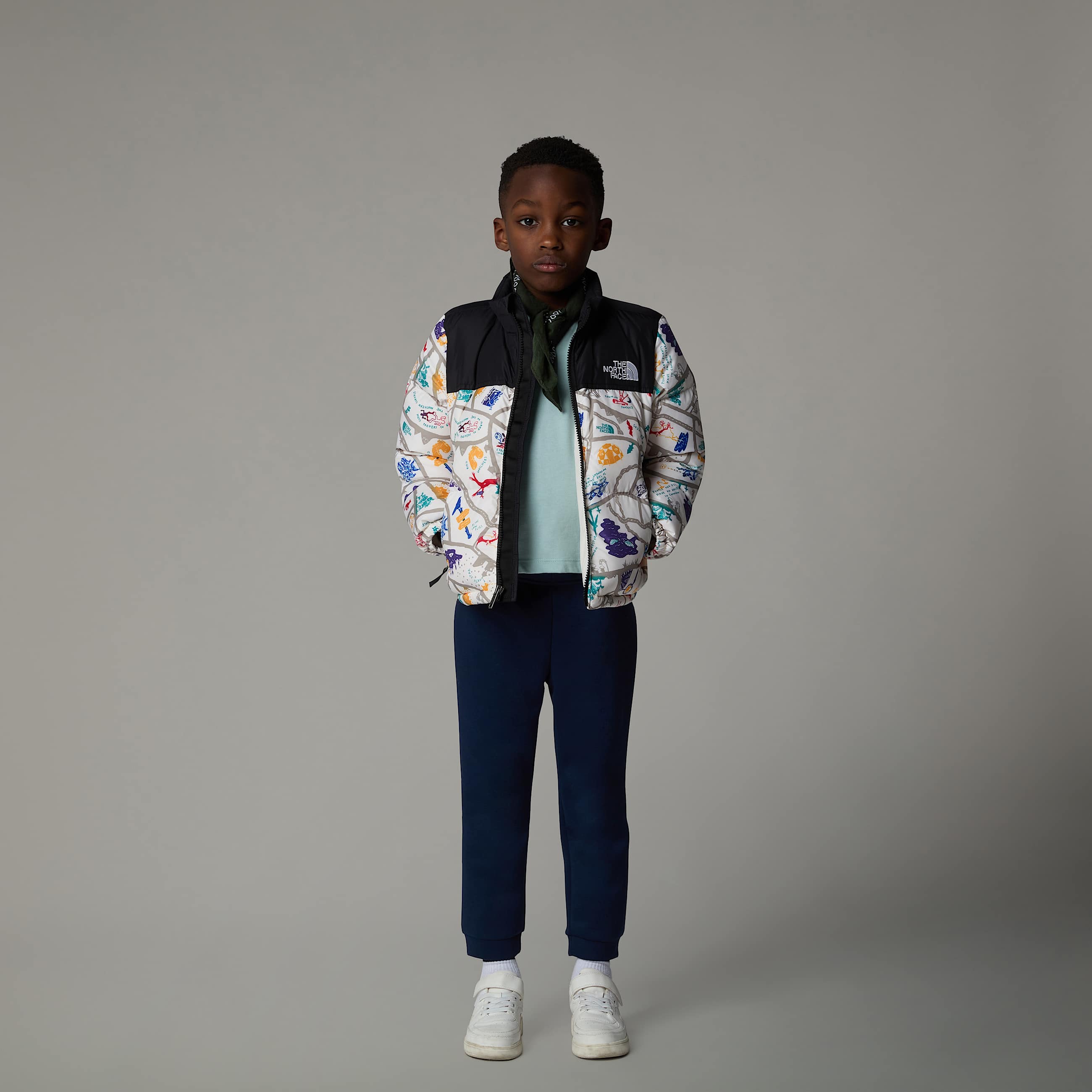 1996 Retro Nuptse Jacke fr Kinder TNF ALT3