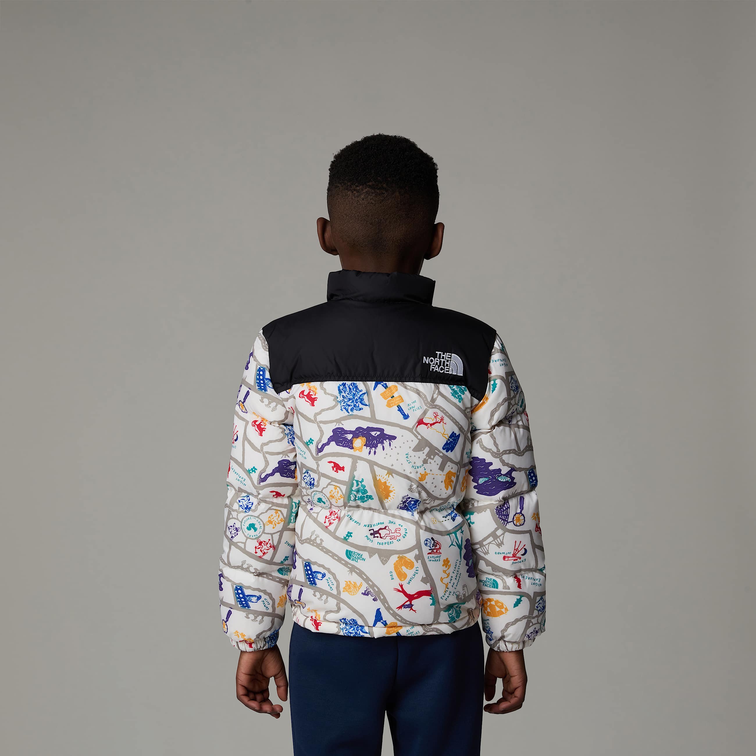 1996 Retro Nuptse Jacke fr Kinder TNF ALT4