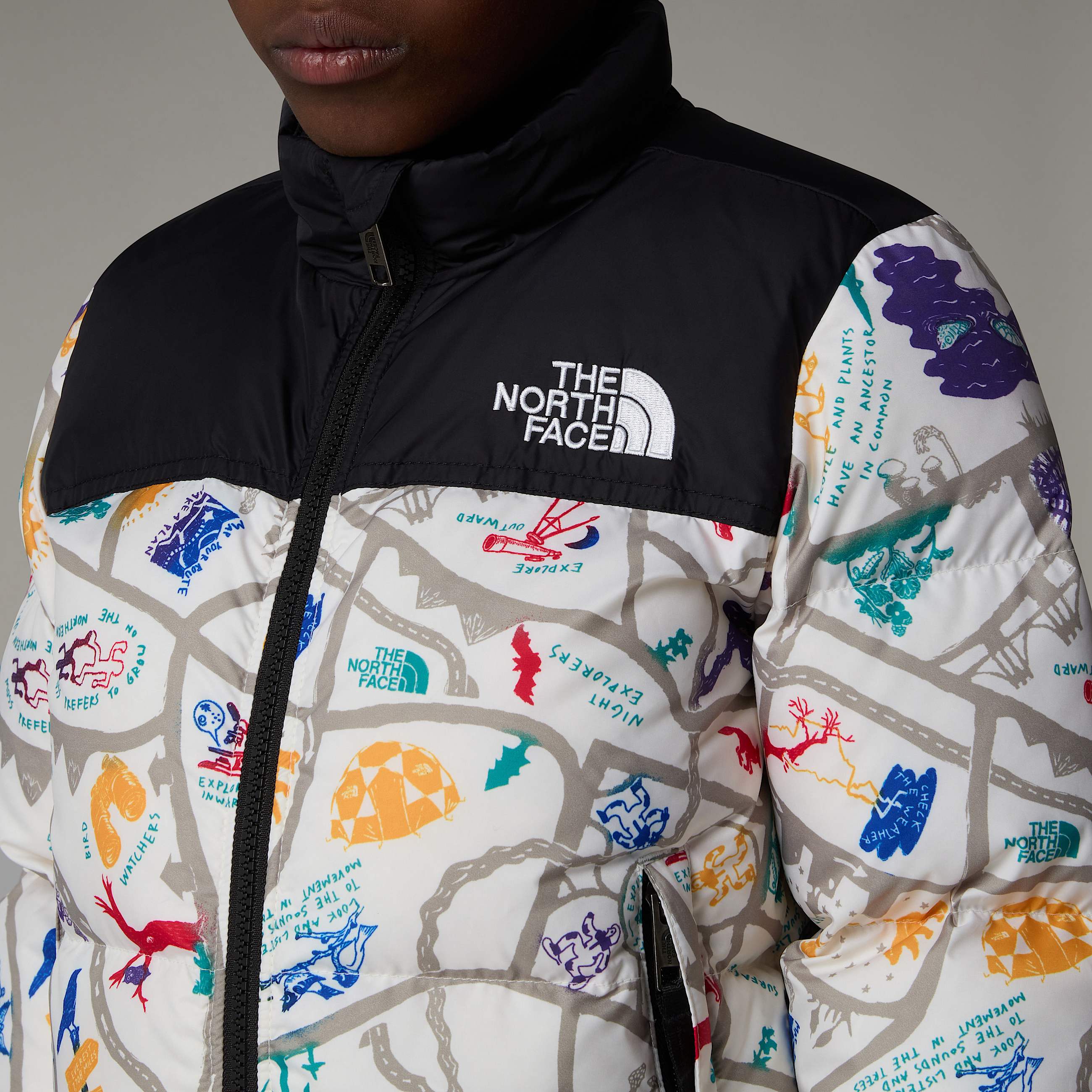 1996 Retro Nuptse Jacke fr Kinder TNF ALT6