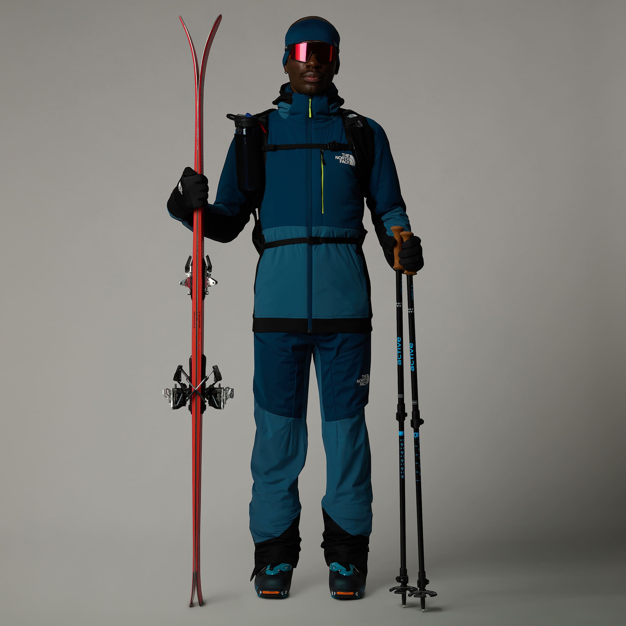 Mens Binntal Hybrid Ventrix Hooded Jacket TNF ALT6