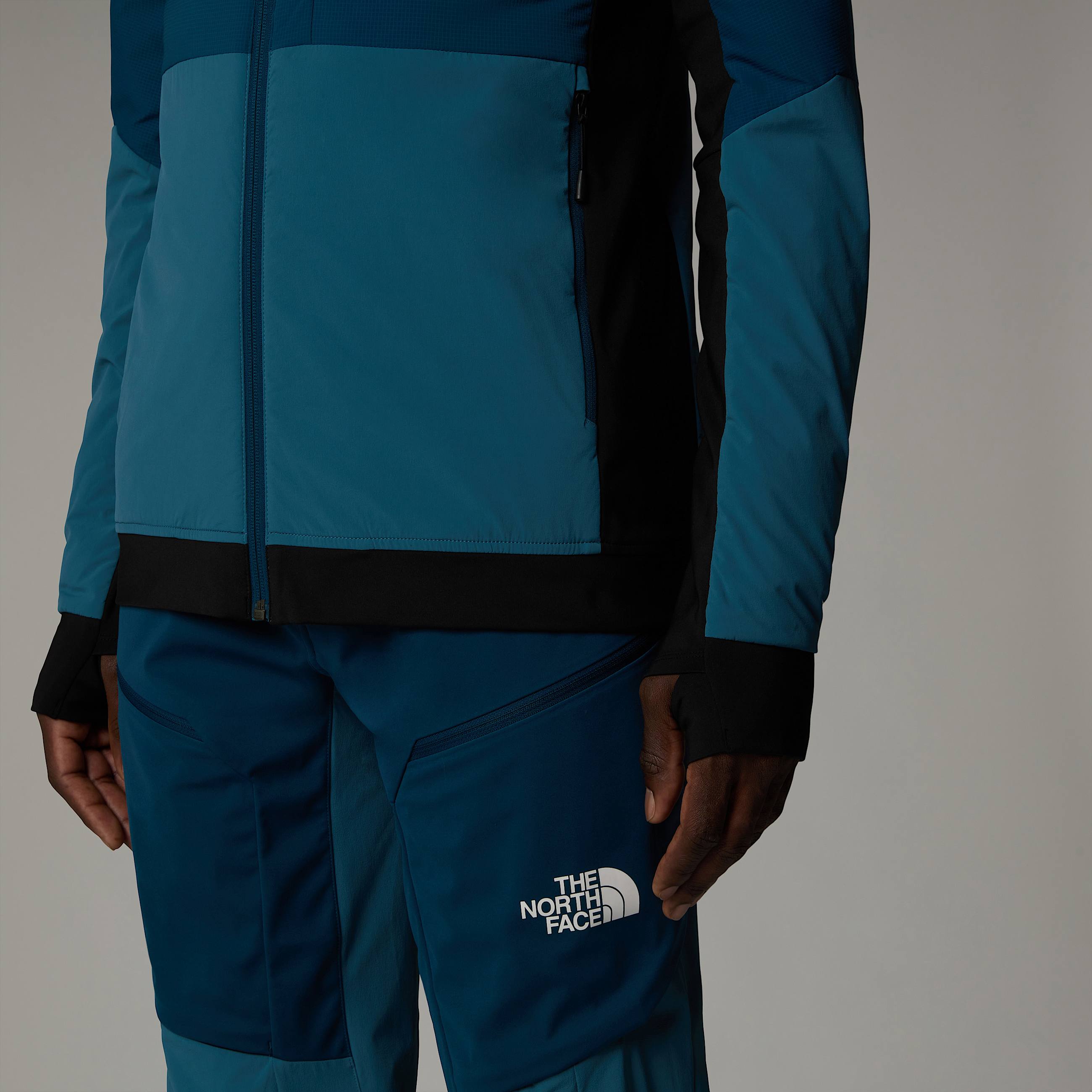 Mens Binntal Hybrid Ventrix Hooded Jacket TNF ALT11