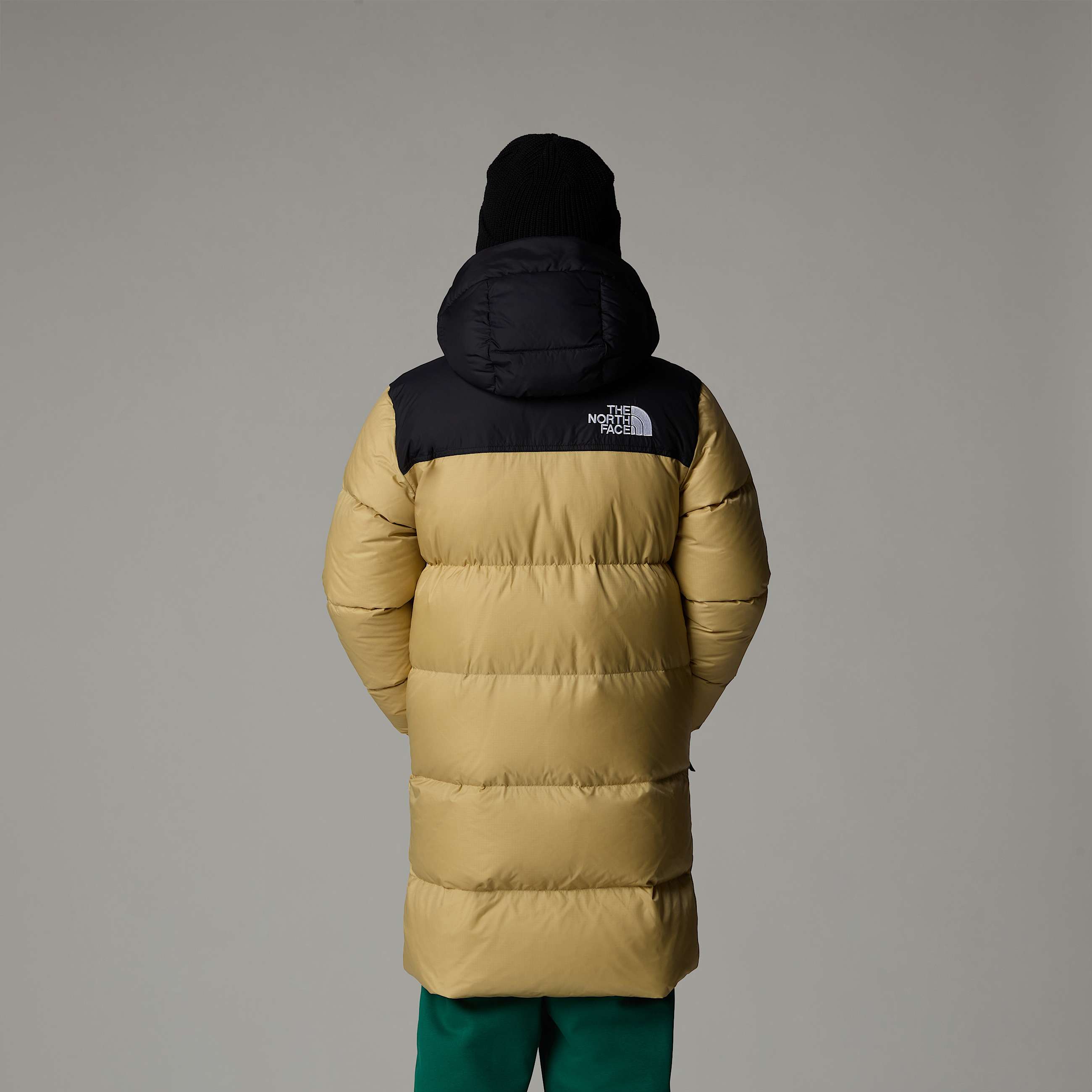 Parka larga Nuptse para jvenes TNF ALT4