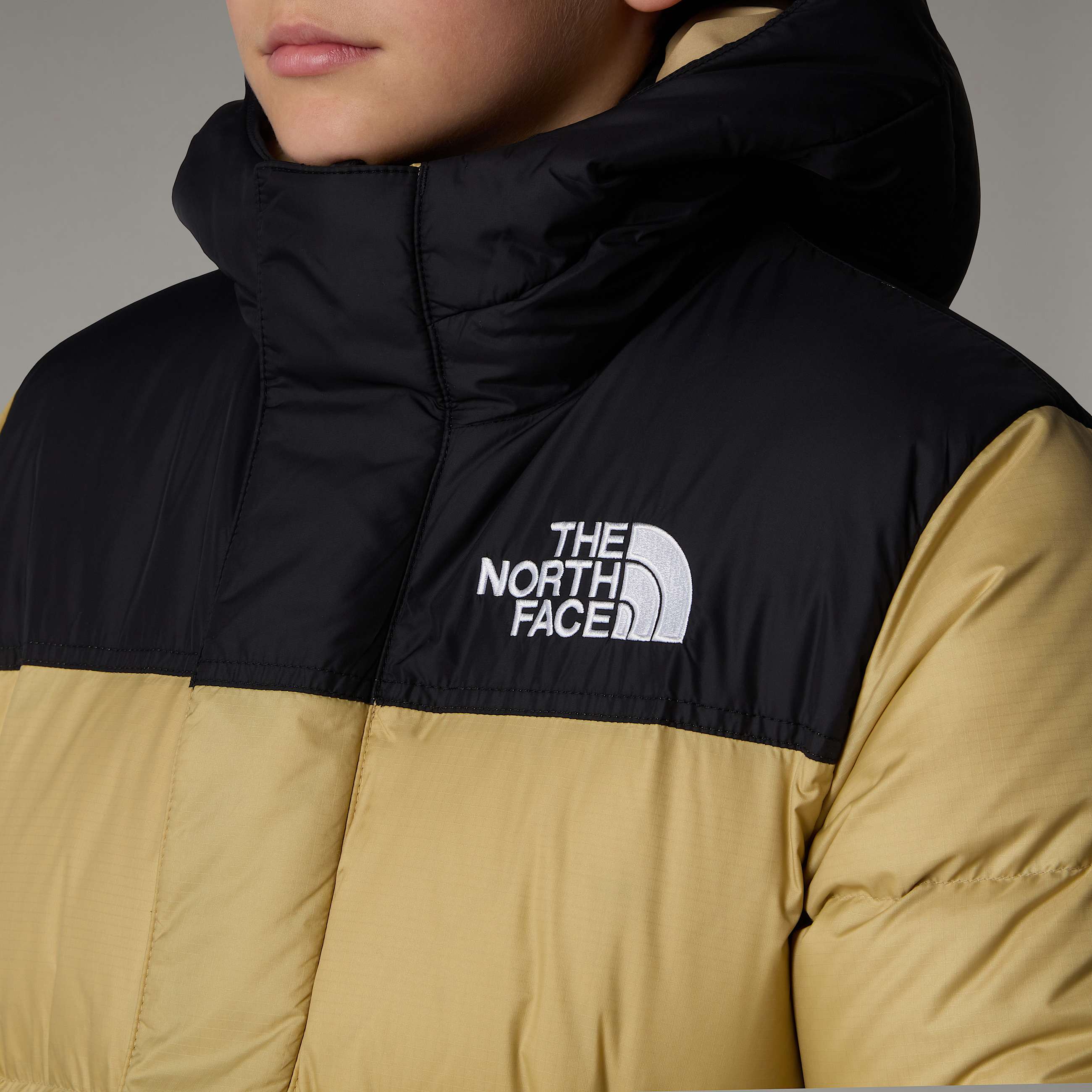 Parka larga Nuptse para jvenes TNF ALT7
