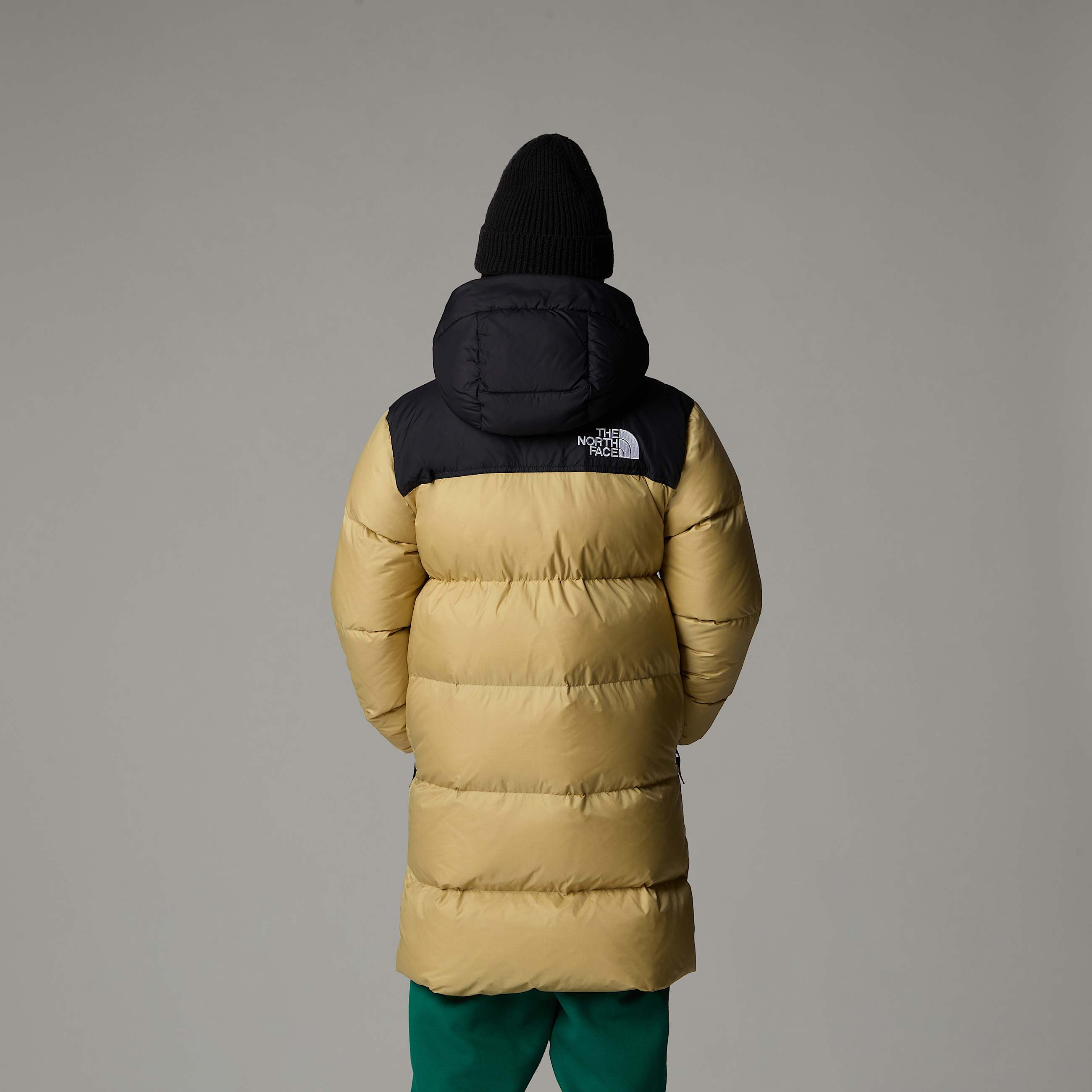 Parka larga Nuptse para jvenes TNF ALT11