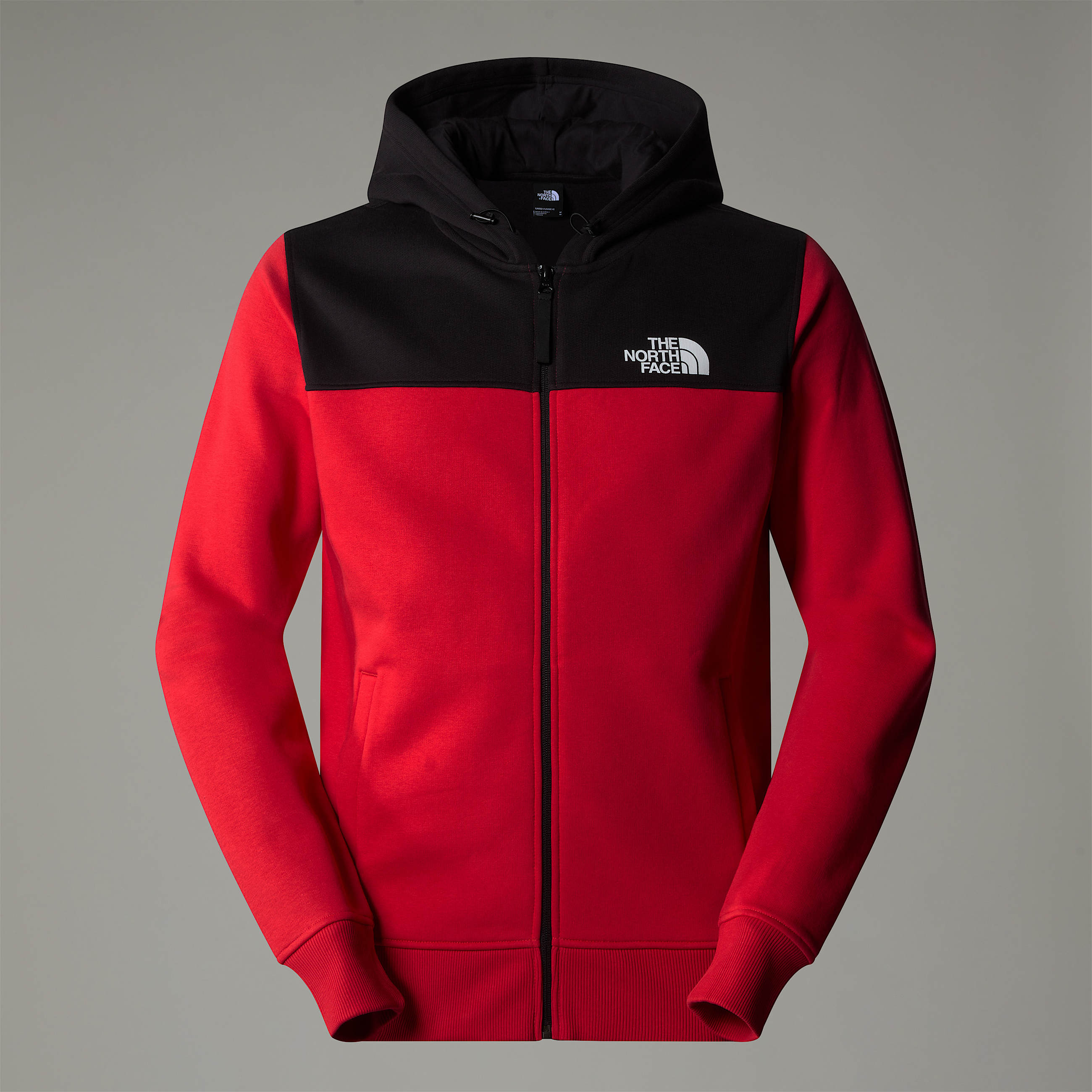 Icons Kapuzenpulli mit durchgehendem RV fr Herren TNF HERO