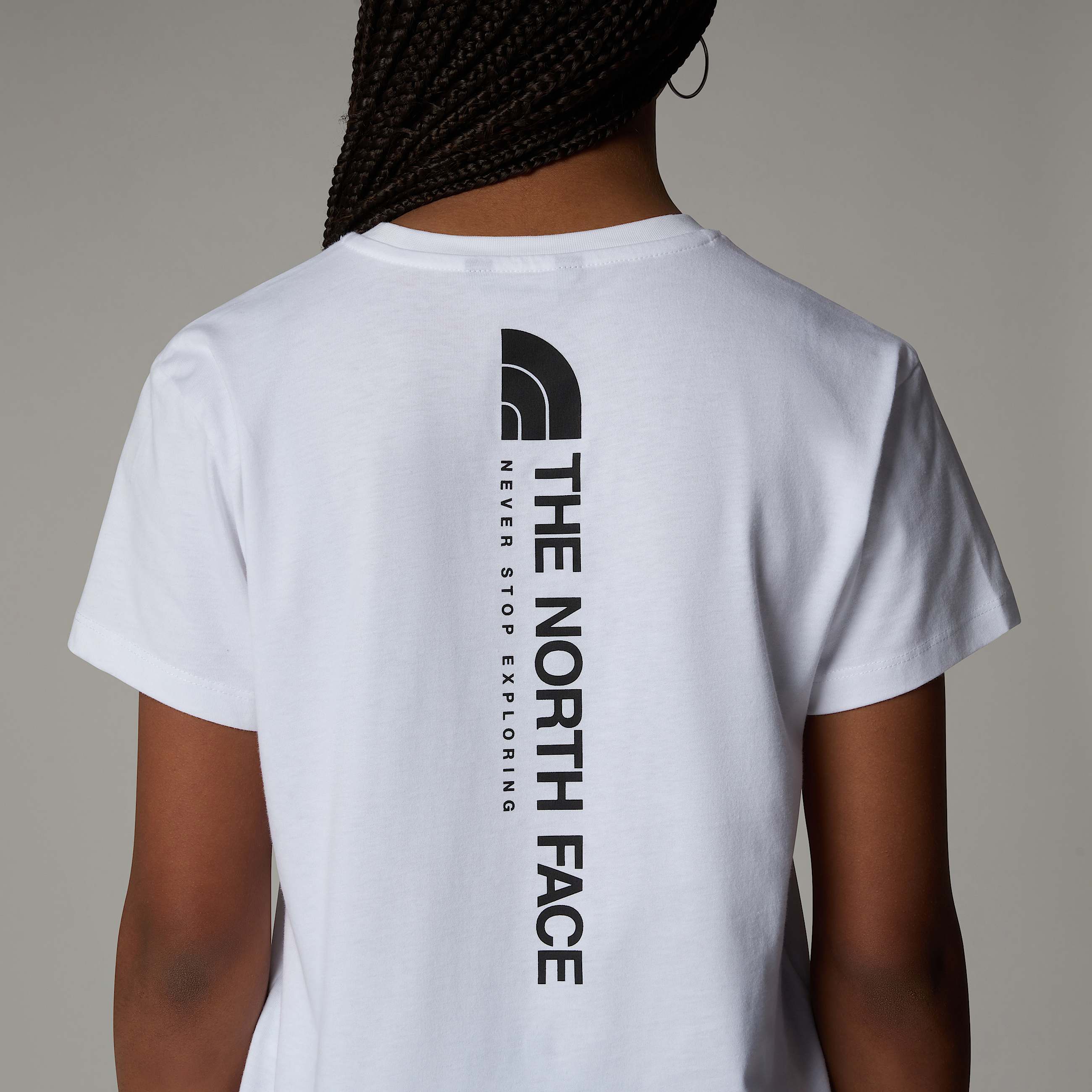 Girls Vertical Graphic Relaxed TShirt TNF ALT6