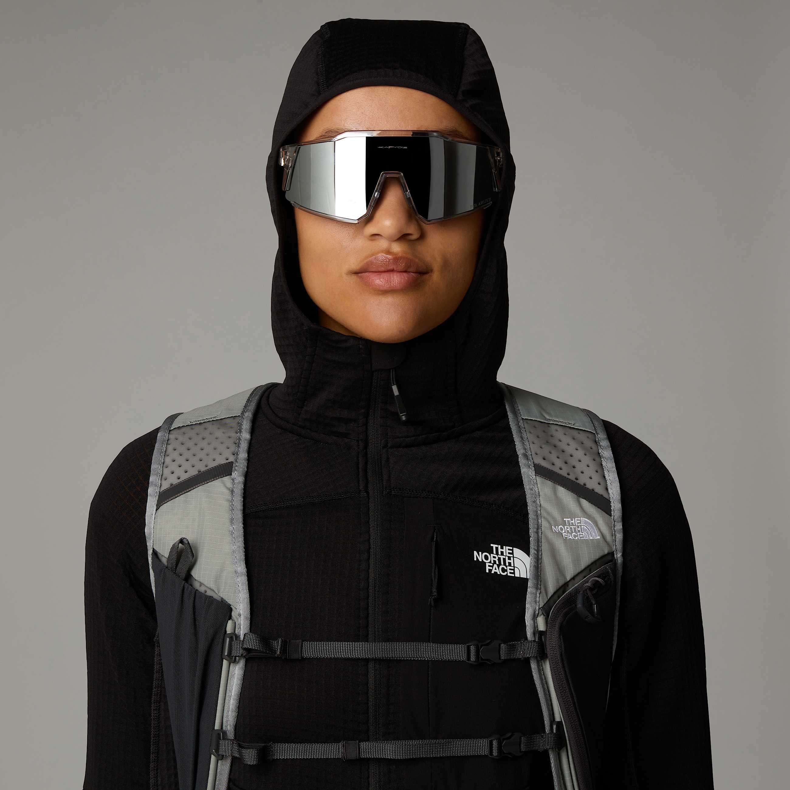 Womens Stormgap Power Grid Hooded Jacket TNF ALT7