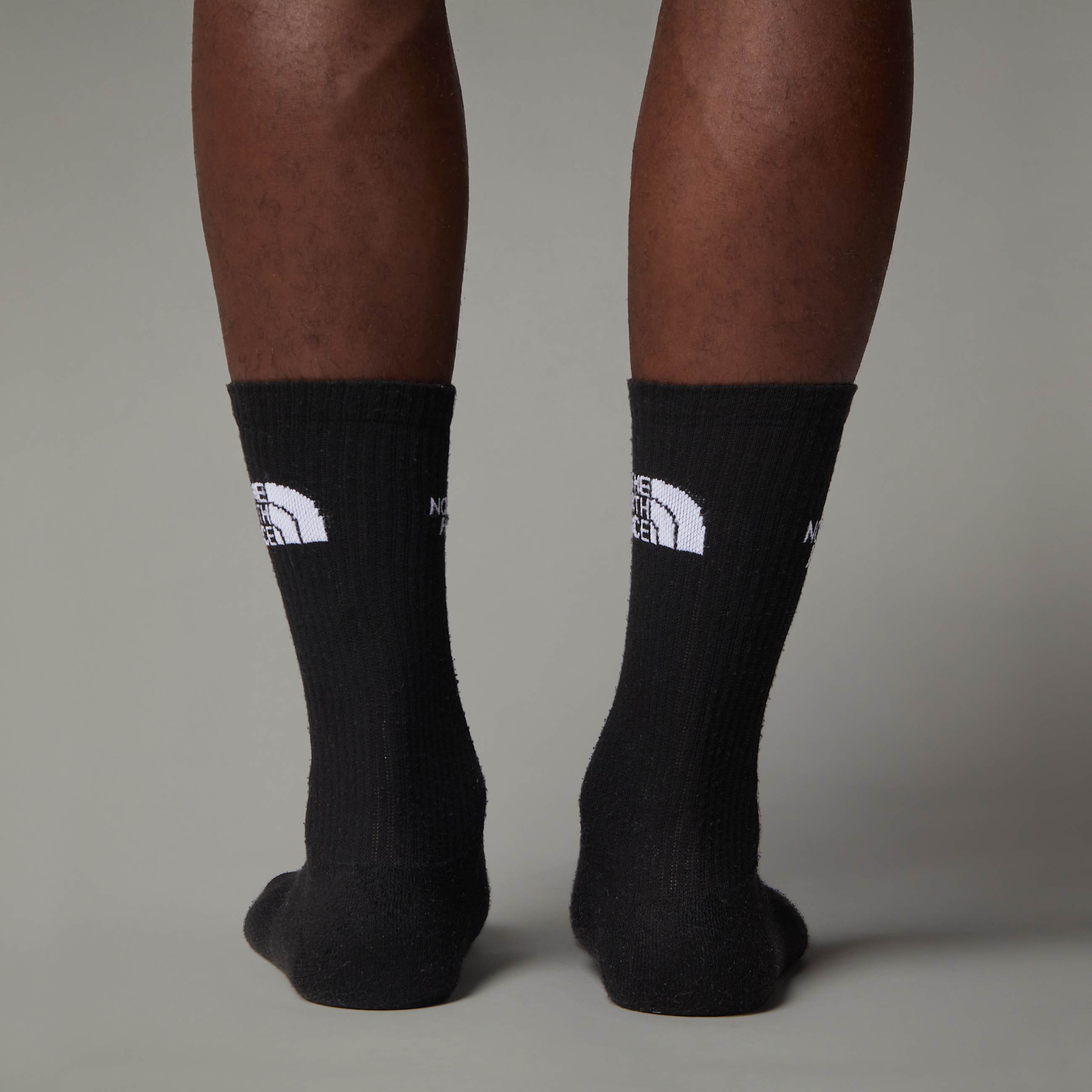 Multi Sport Cushion Crew Socks TNF TNF Black ALT4