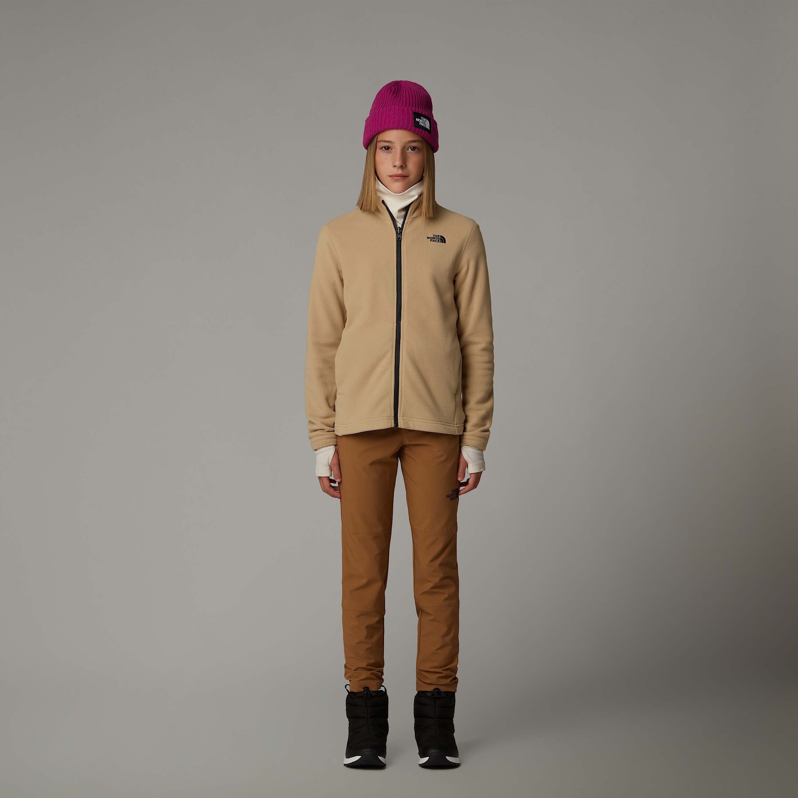 Normal und gerade geschnittene Hose fr Jugendliche TNF ALT3