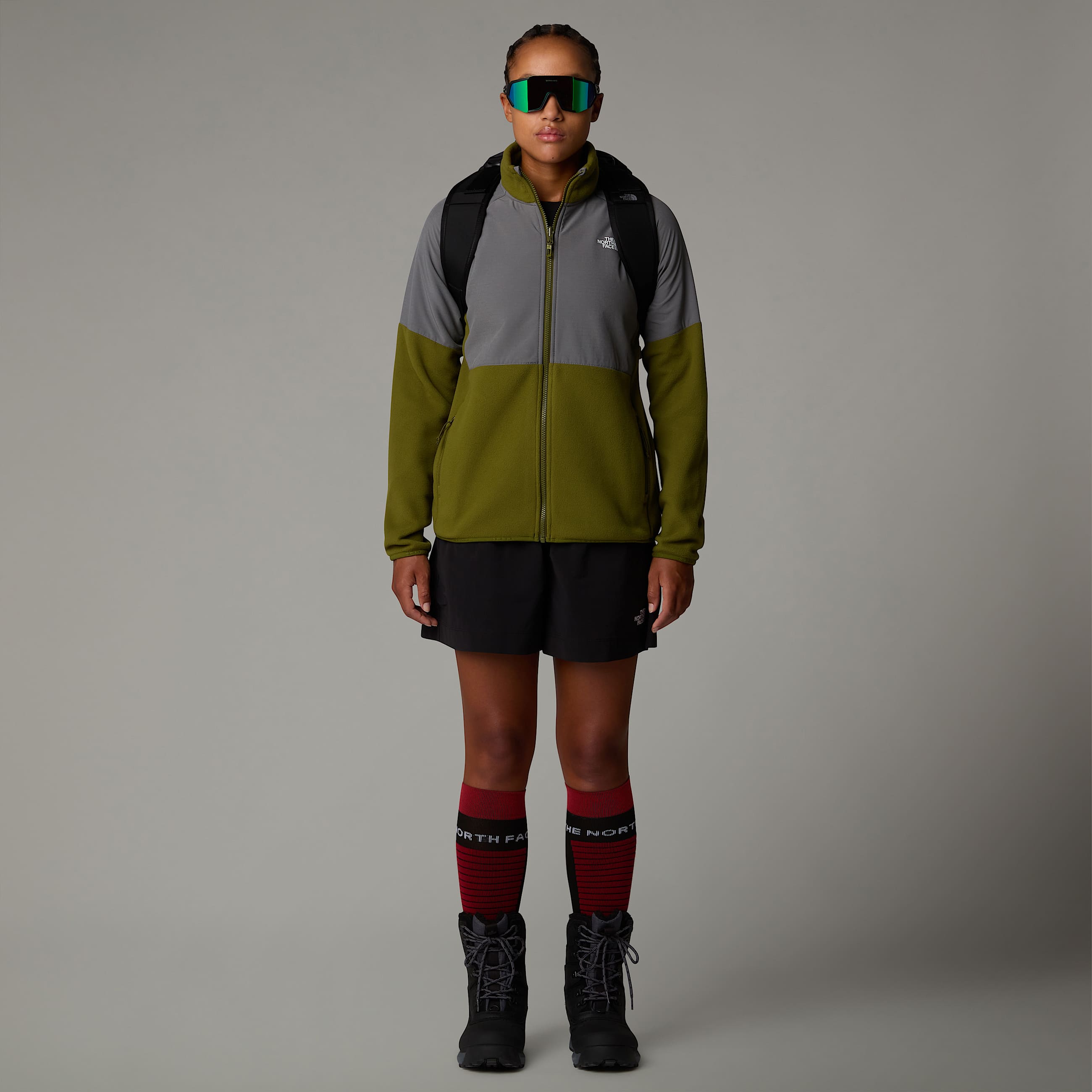 Glacier Fleece in schwerer Qualitt mit durchgehendem RV fr Damen TNF ALT3