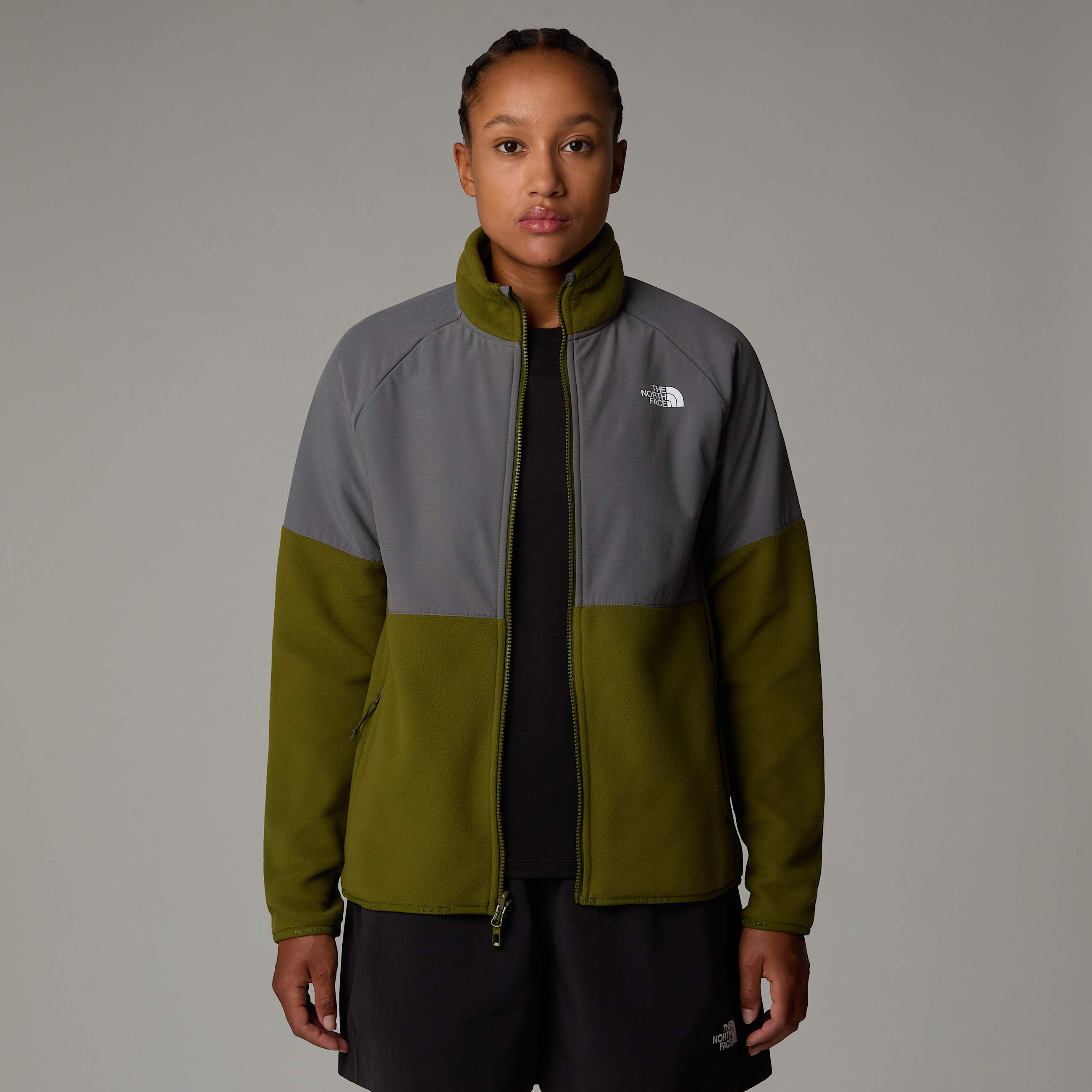 Glacier Fleece in schwerer Qualitt mit durchgehendem RV fr Damen TNF ALT5