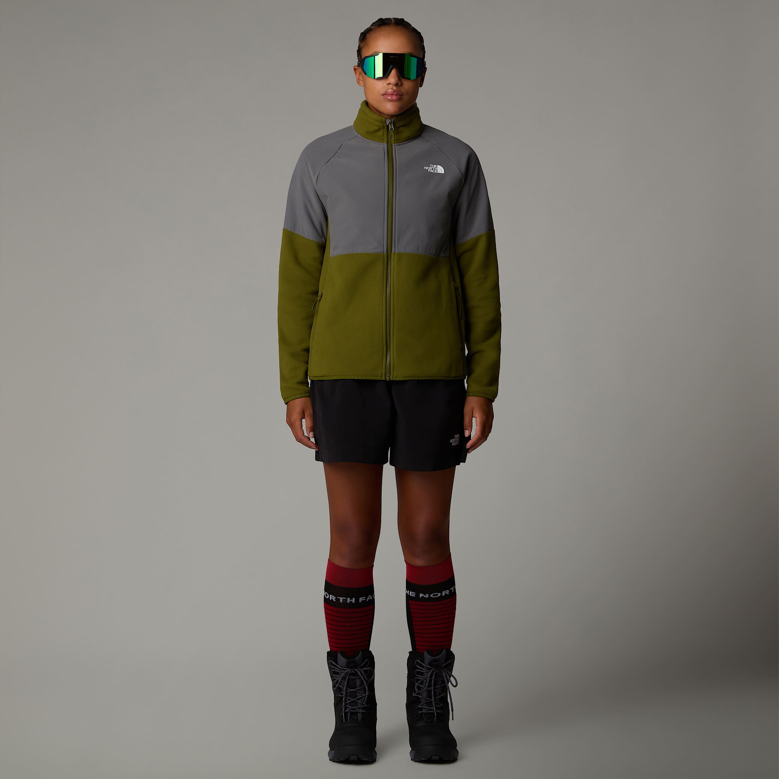 Glacier Fleece in schwerer Qualitt mit durchgehendem RV fr Damen TNF ALT6